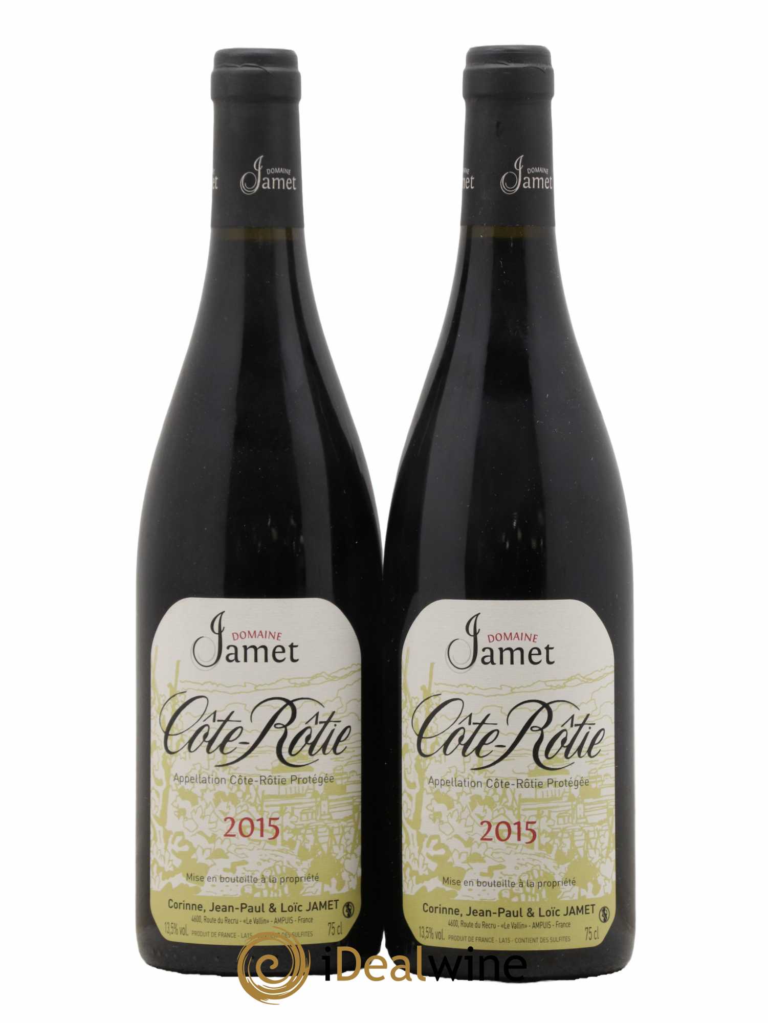 Côte-Rôtie Jamet (Domaine) 2015 - Lot de 2 bouteilles - 0