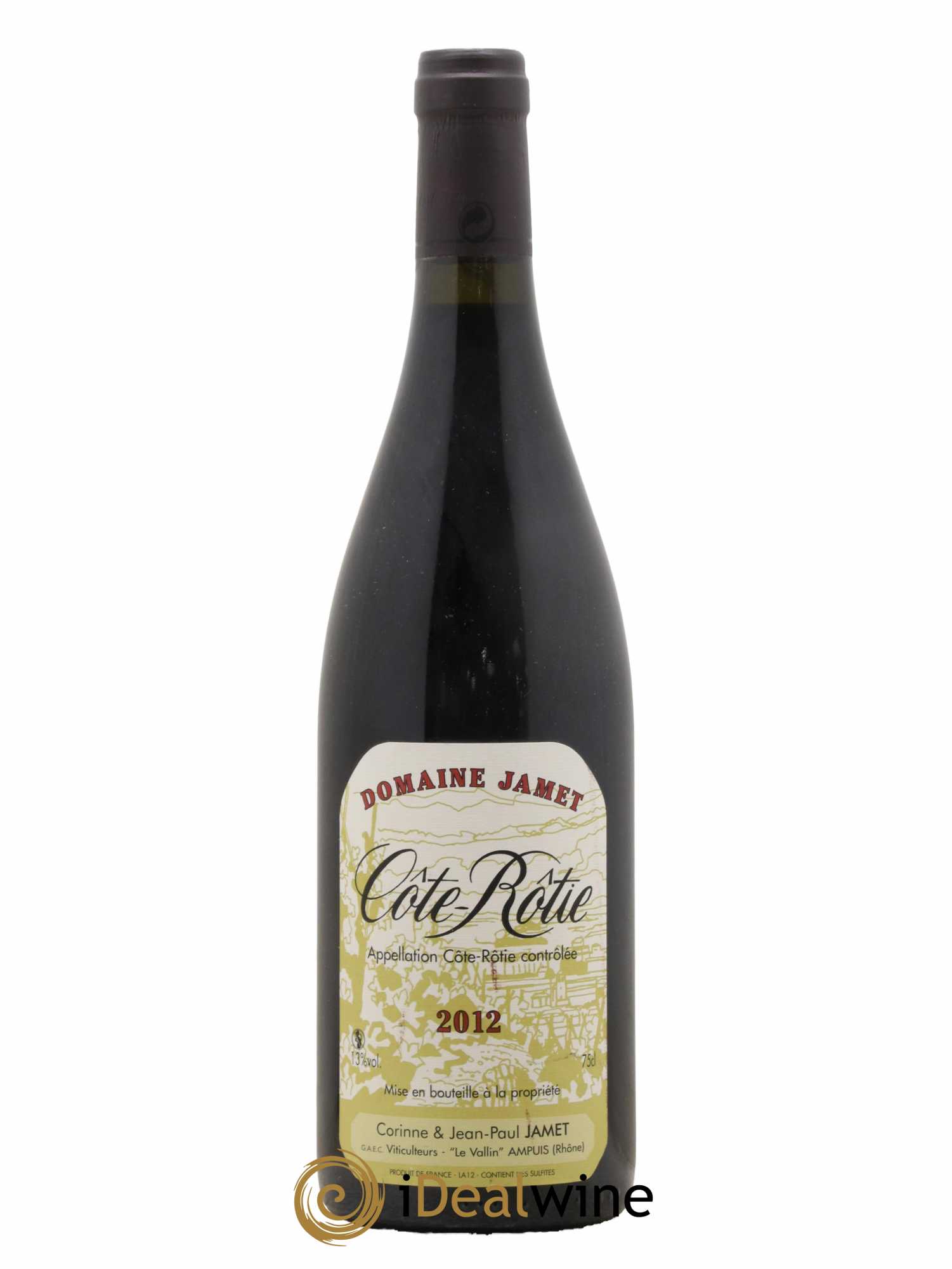Côte-Rôtie Jamet (Domaine) 2012 - Lot de 1 bouteille - 0