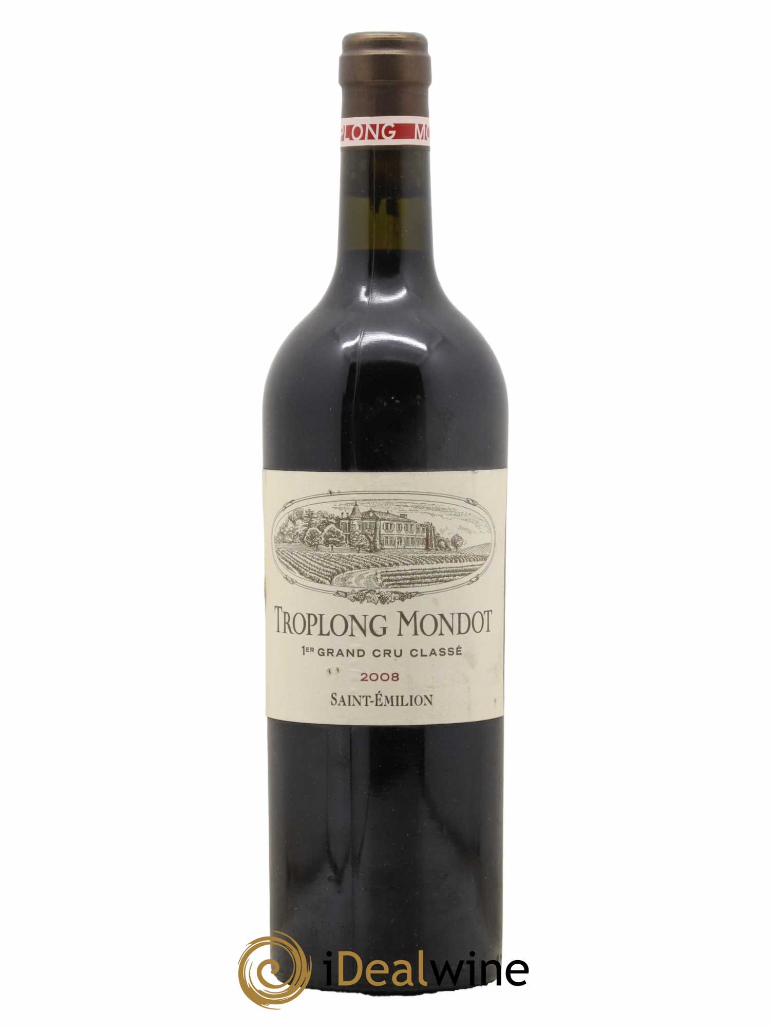 Château Troplong Mondot 1er Grand Cru Classé B 2008 - Lot de 1 bouteille - 0