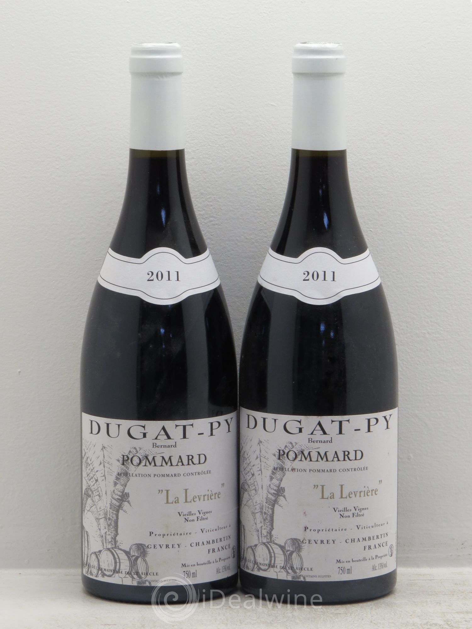 Pommard La Levrière Vieilles Vignes Dugat-Py 2011 - Lot de 2 bouteilles - 0