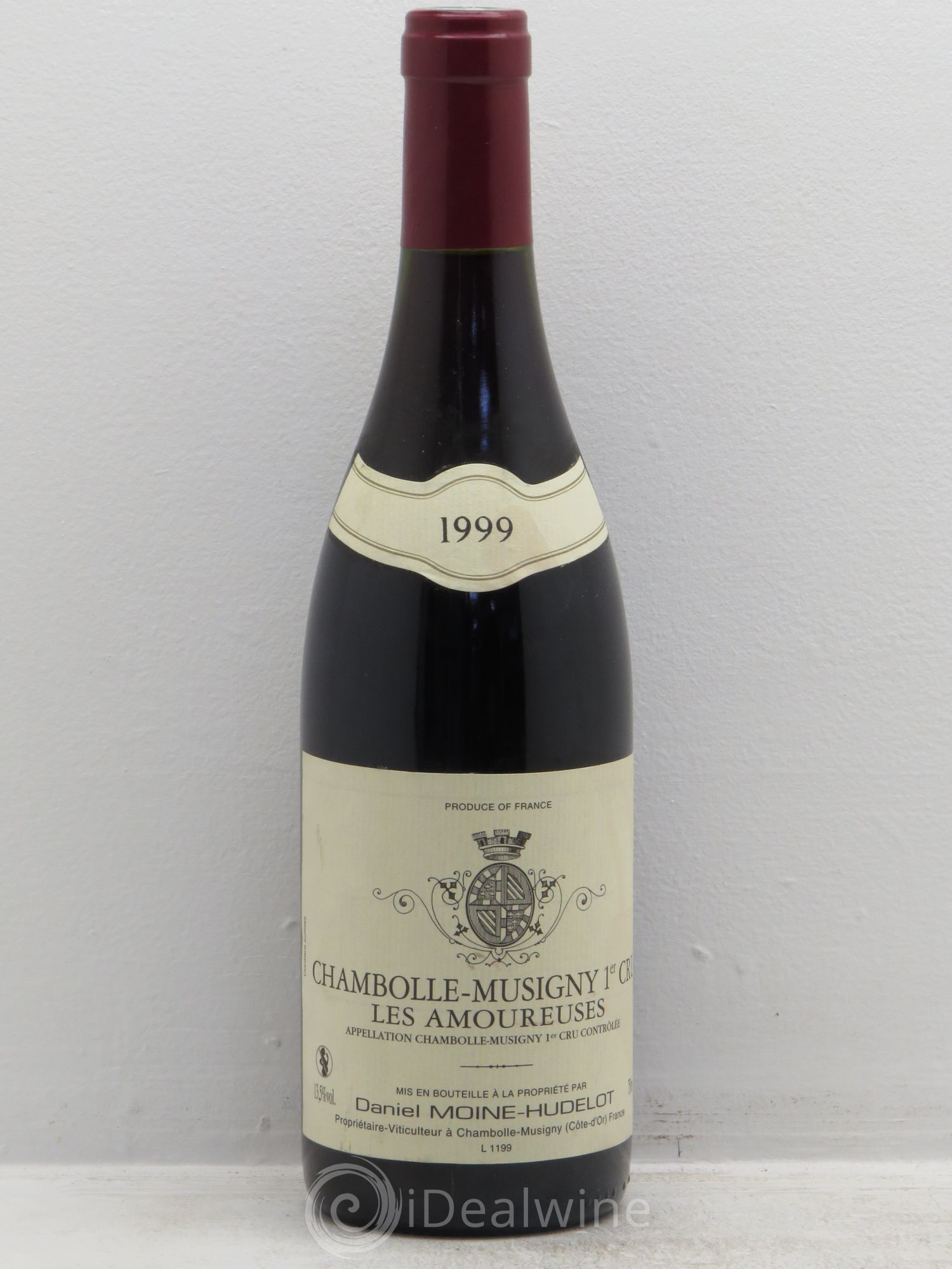 Chambolle-Musigny 1er Cru Les Amoureuses Moine-Hudelot (Domaine) 1999 - Lot de 1 bouteille - 0