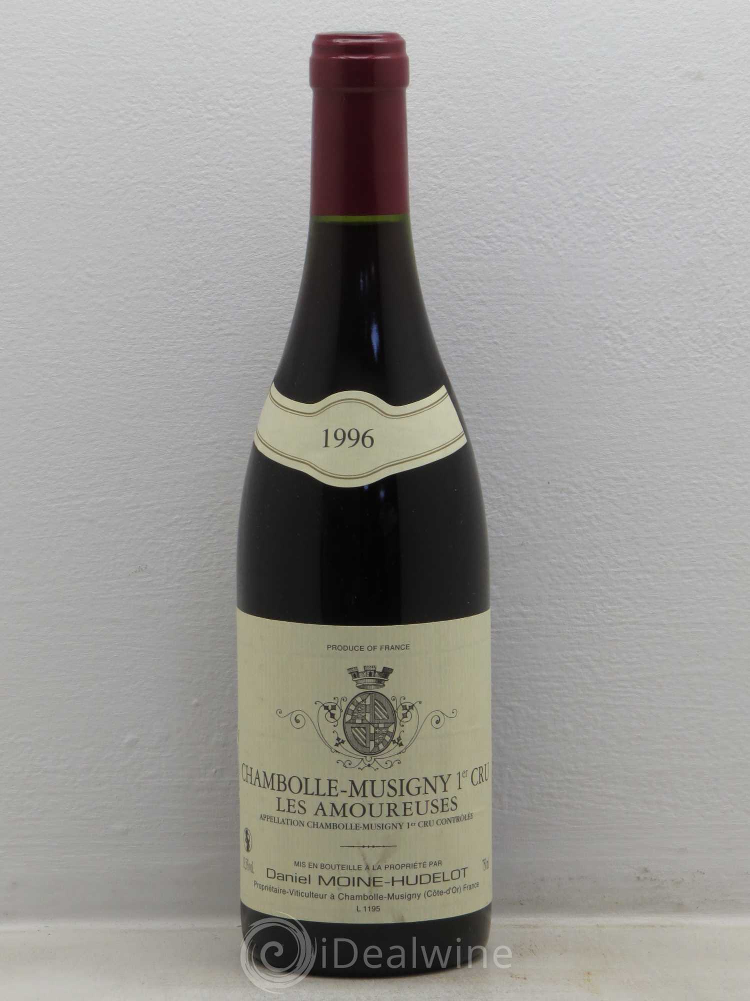 Chambolle-Musigny 1er Cru Les Amoureuses Moine-Hudelot (Domaine) 1996 - Lot de 6 bouteilles - 0