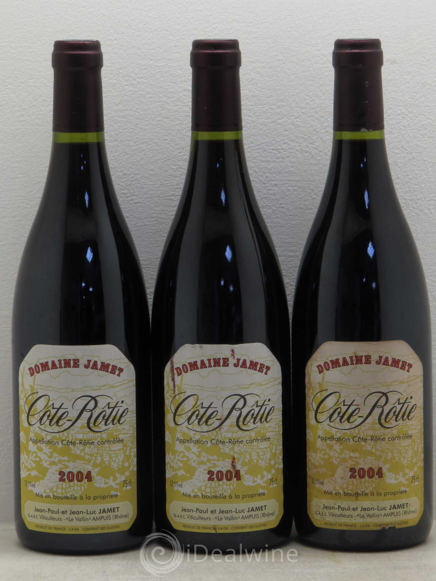 Côte-Rôtie Jamet (Domaine) 2004 - Lot de 3 bouteilles - 0