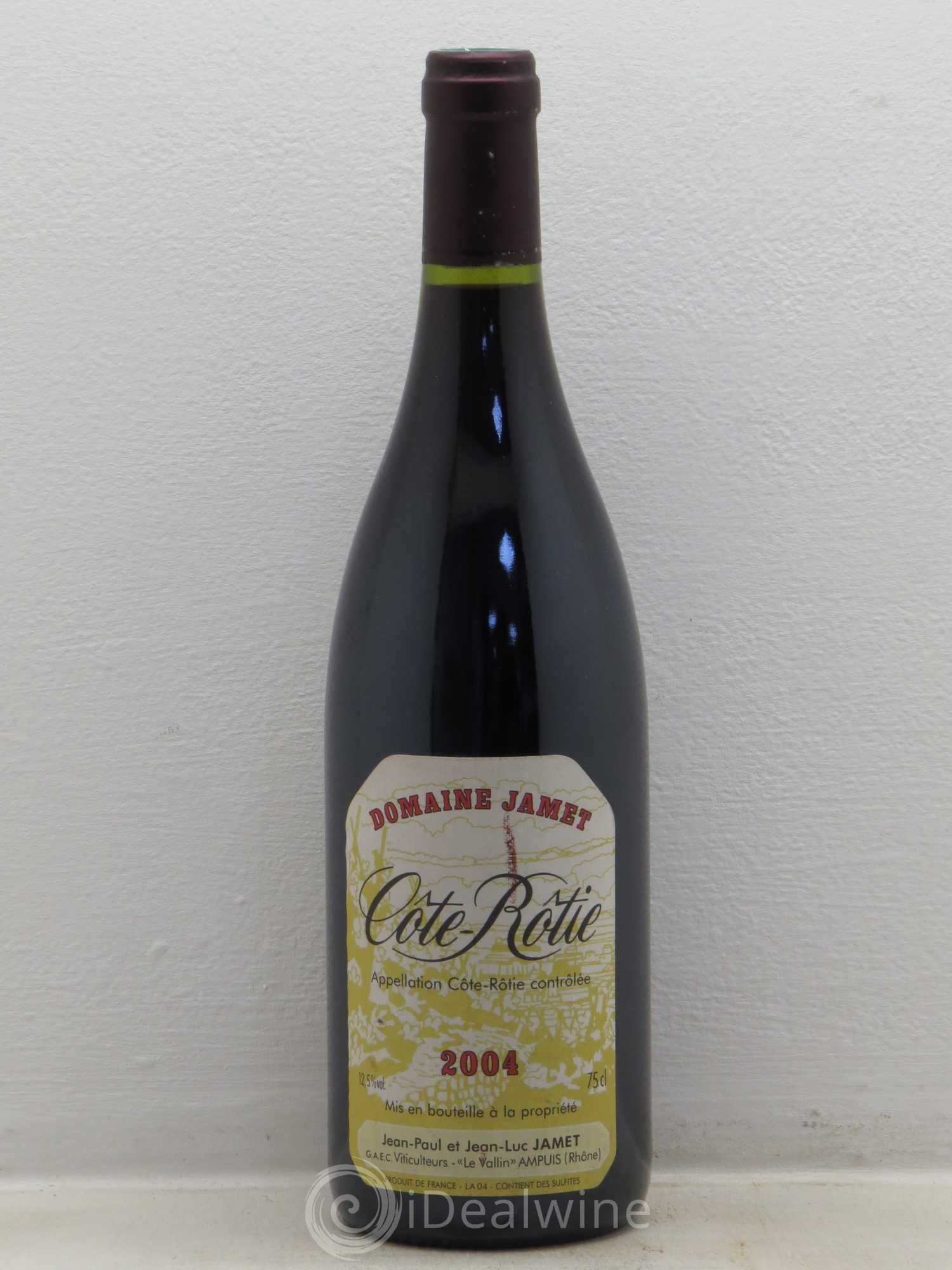 Côte-Rôtie Jamet (Domaine) 2004 - Lot de 1 bouteille - 0