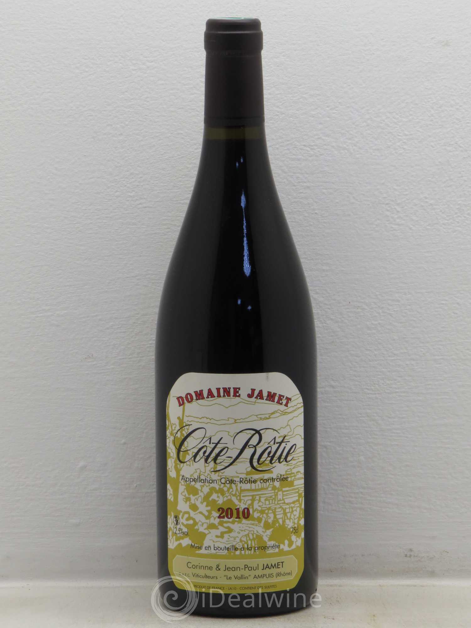 Côte-Rôtie Jamet (Domaine) 2010 - Lot de 1 bouteille - 0