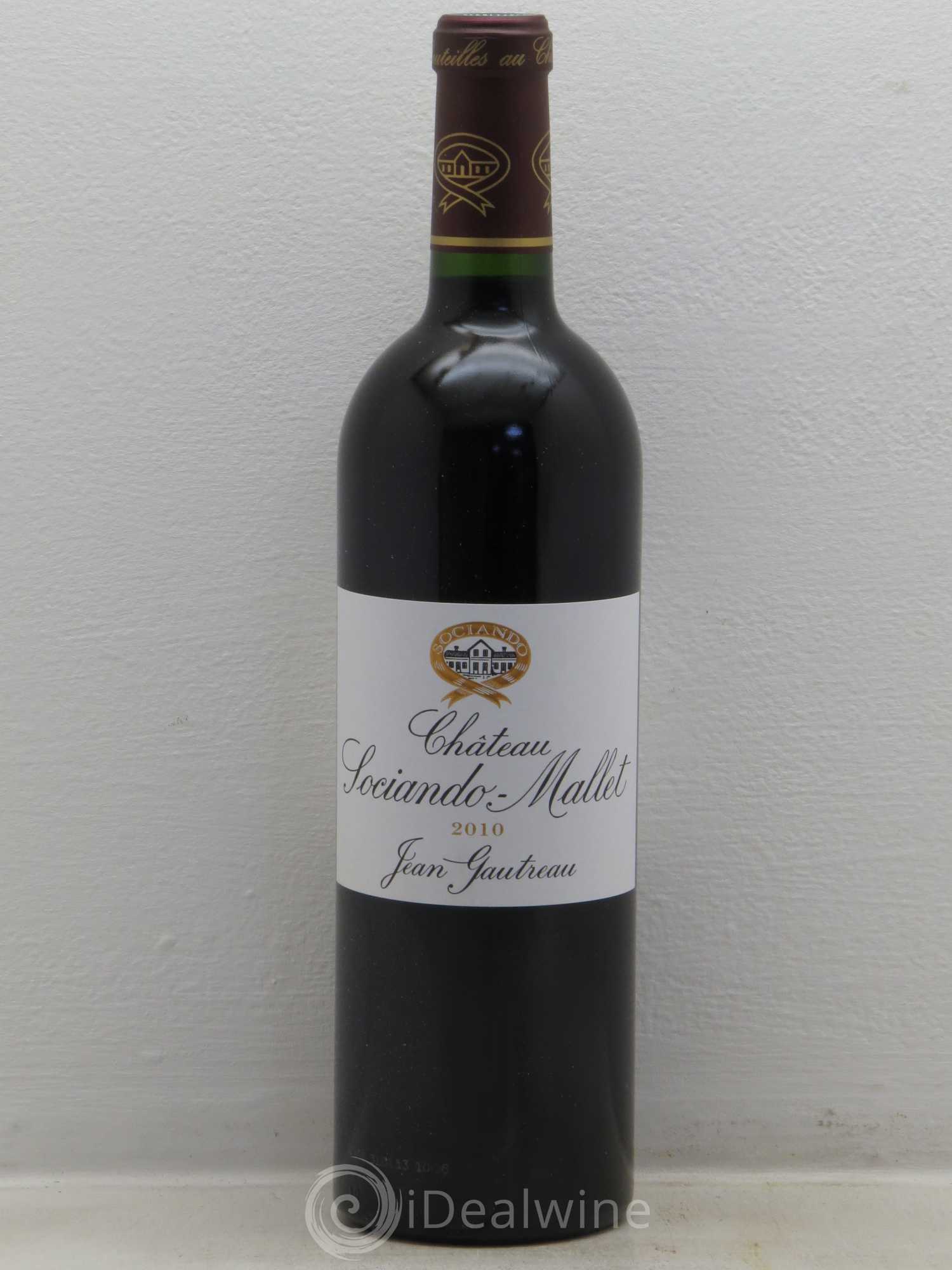 Château Sociando Mallet 2010 - Lot de 12 bouteilles - 0