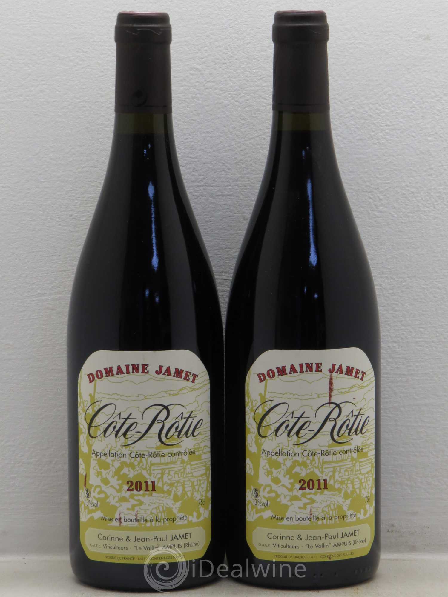 Côte-Rôtie Jamet (Domaine) 2011 - Lot de 2 bouteilles - 0