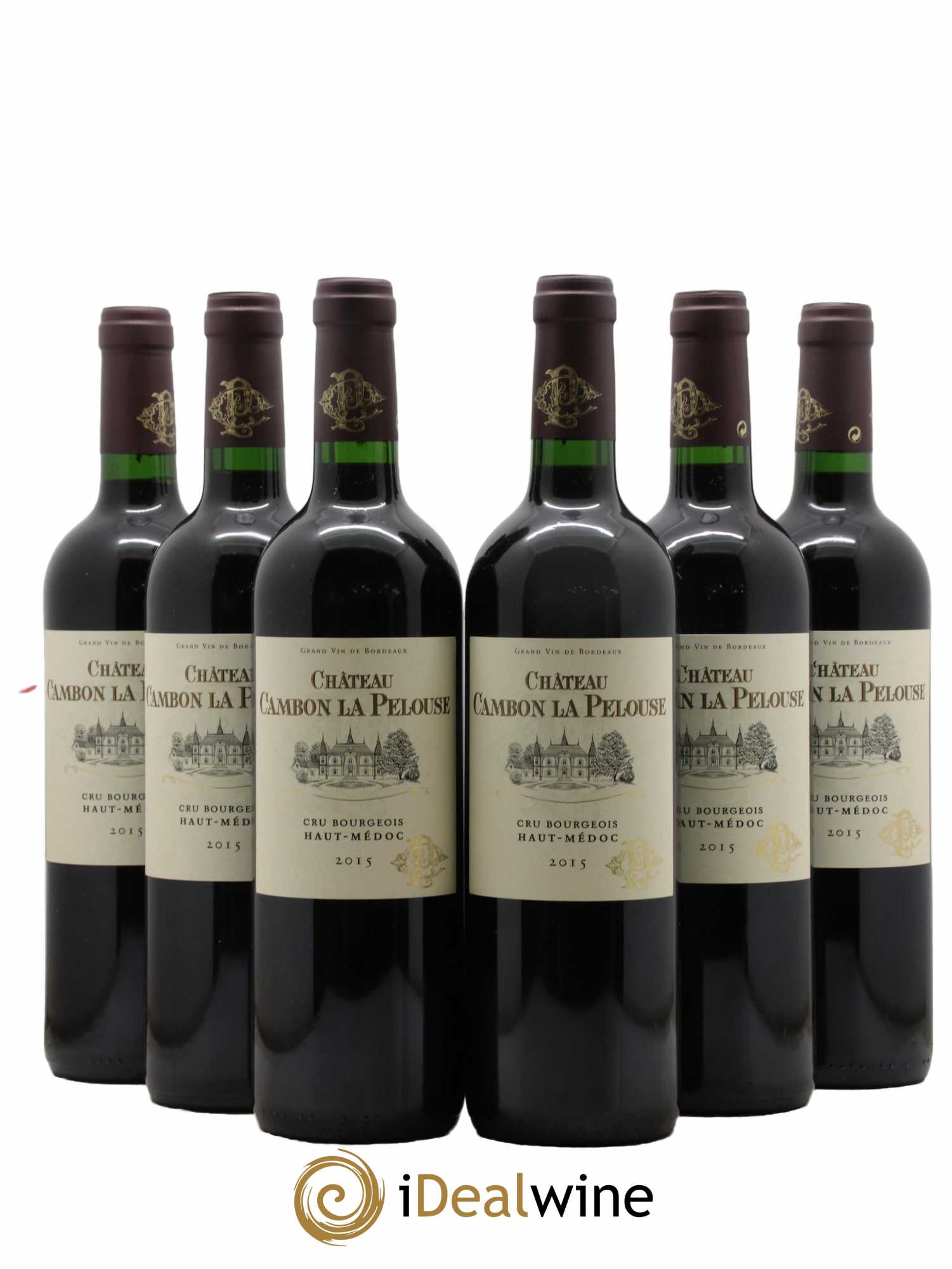 Château Cambon la Pelouse Cru Bourgeois 2015 - Lot de 6 bouteilles - 0