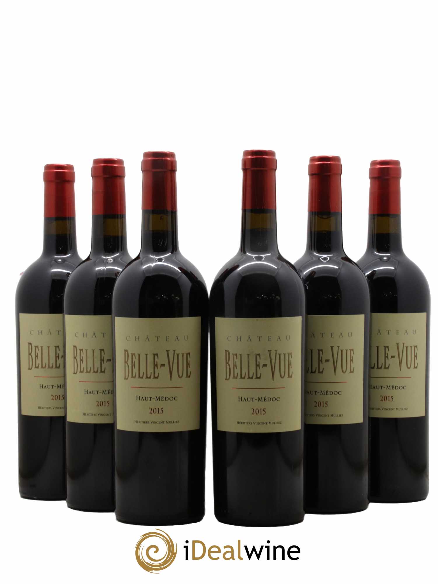 Château Belle-Vue 2015 - Lot of 6 bottles - 0