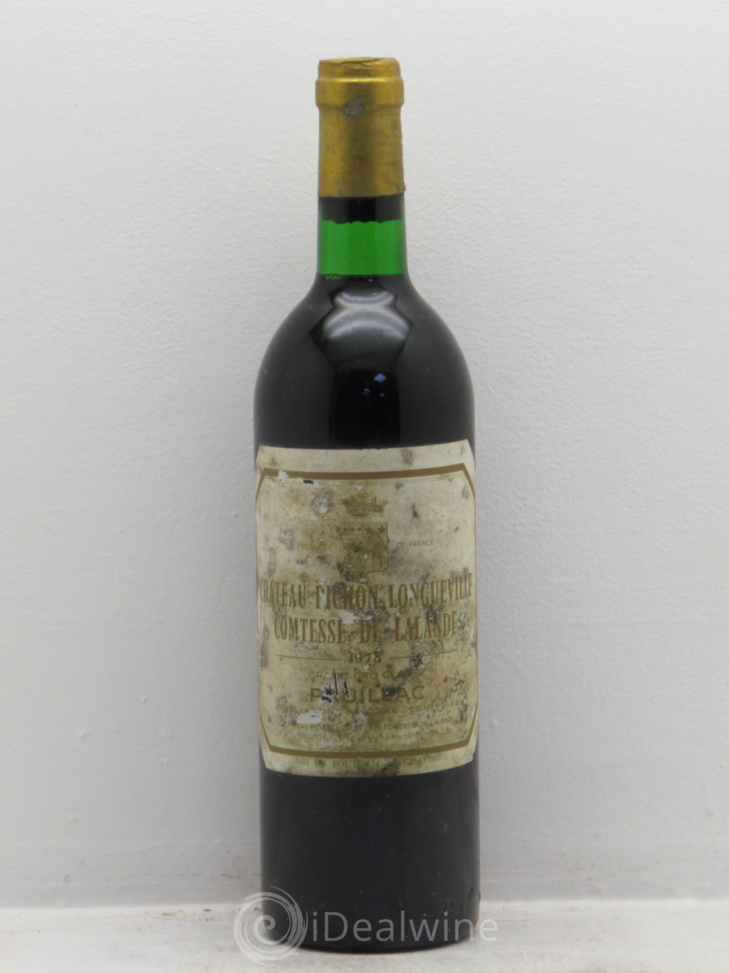 Château Pichon Longueville Comtesse de Lalande 2ème Grand Cru Classé 1978 - Lot de 1 bouteille - 0