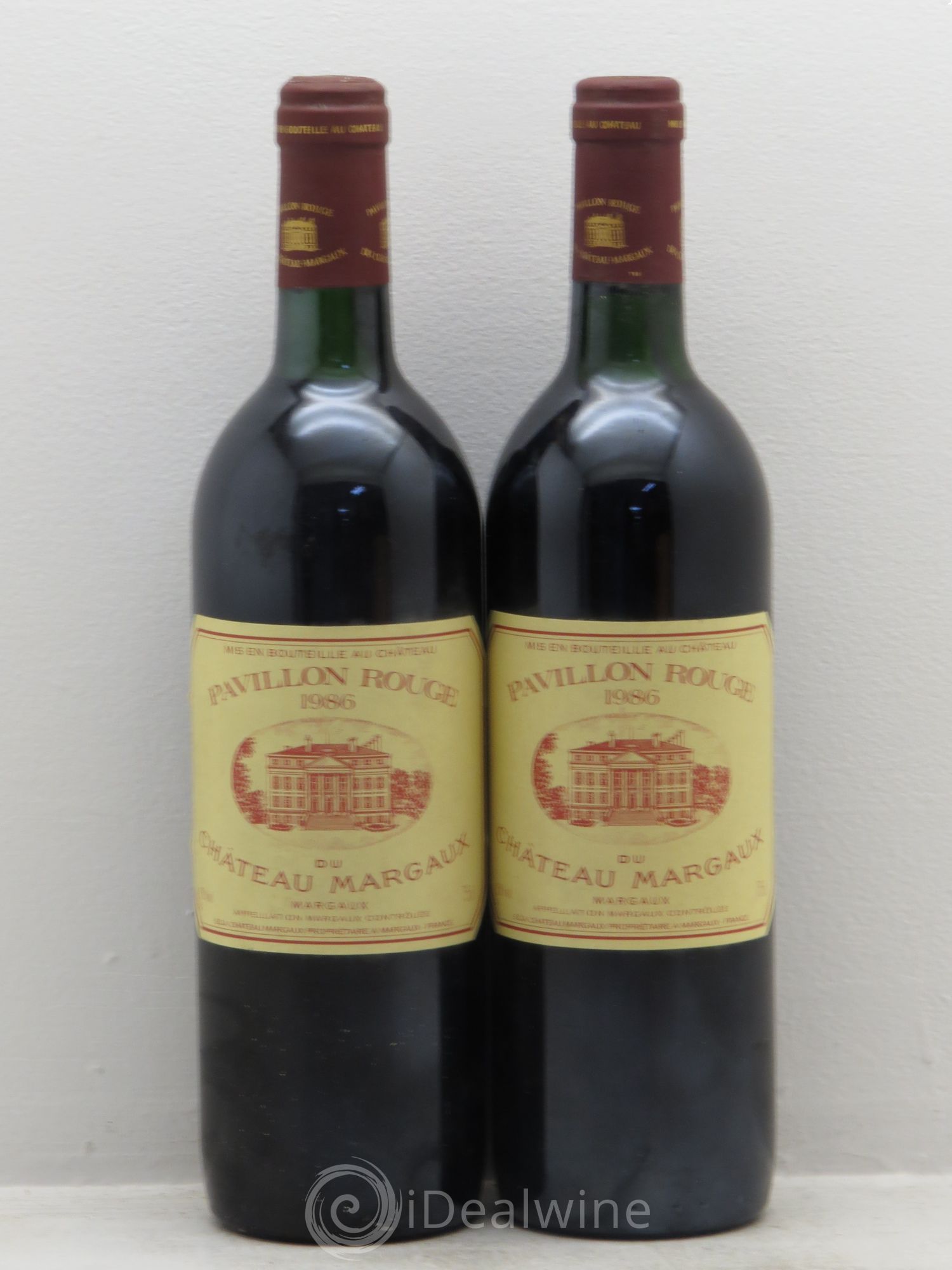 Pavillon Rouge du Château Margaux Second Vin 1986 - Lot de 2 bouteilles - 0