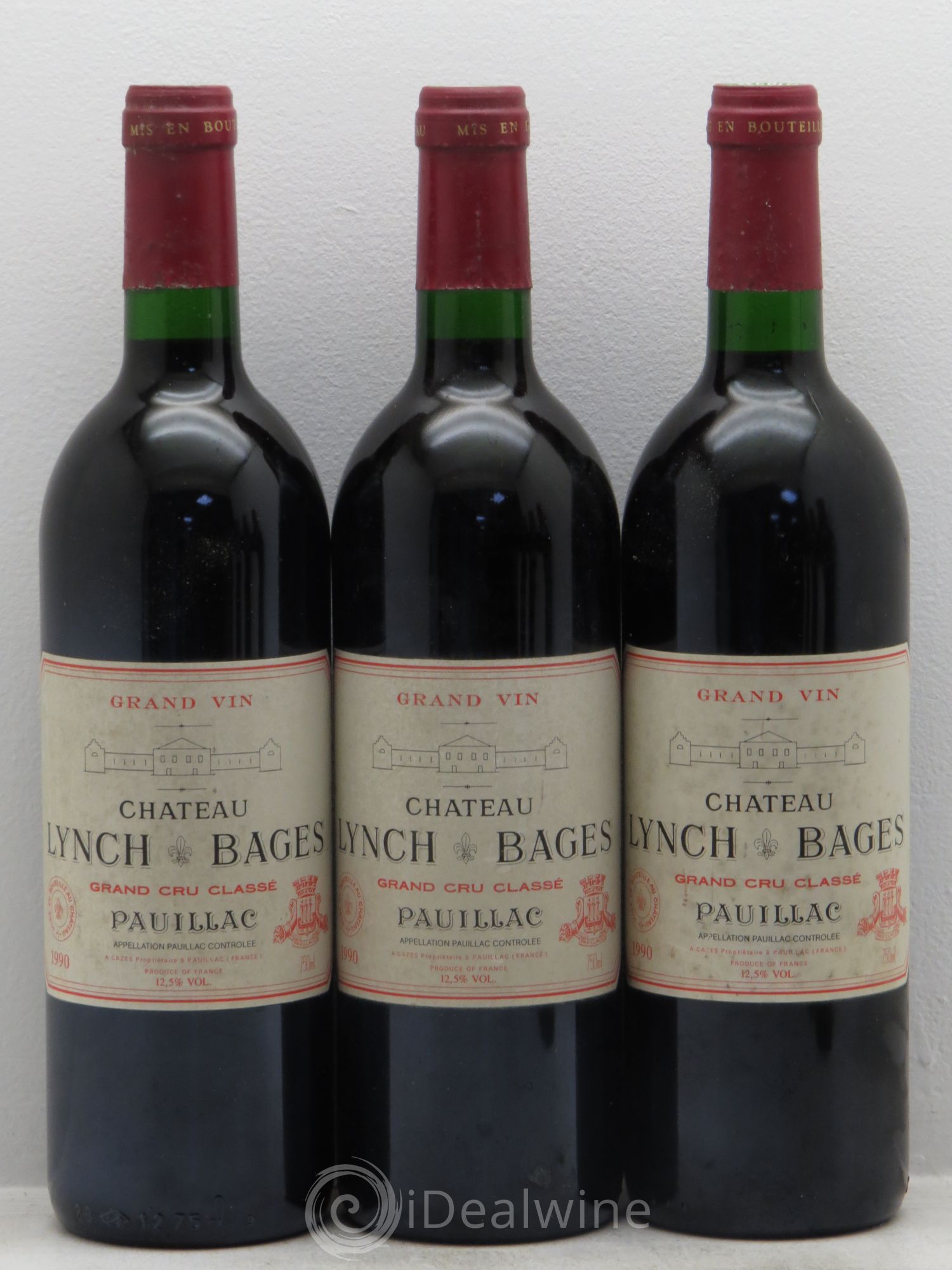Château Lynch Bages 5ème Grand Cru Classé 1990 - Lot de 6 bouteilles - 2
