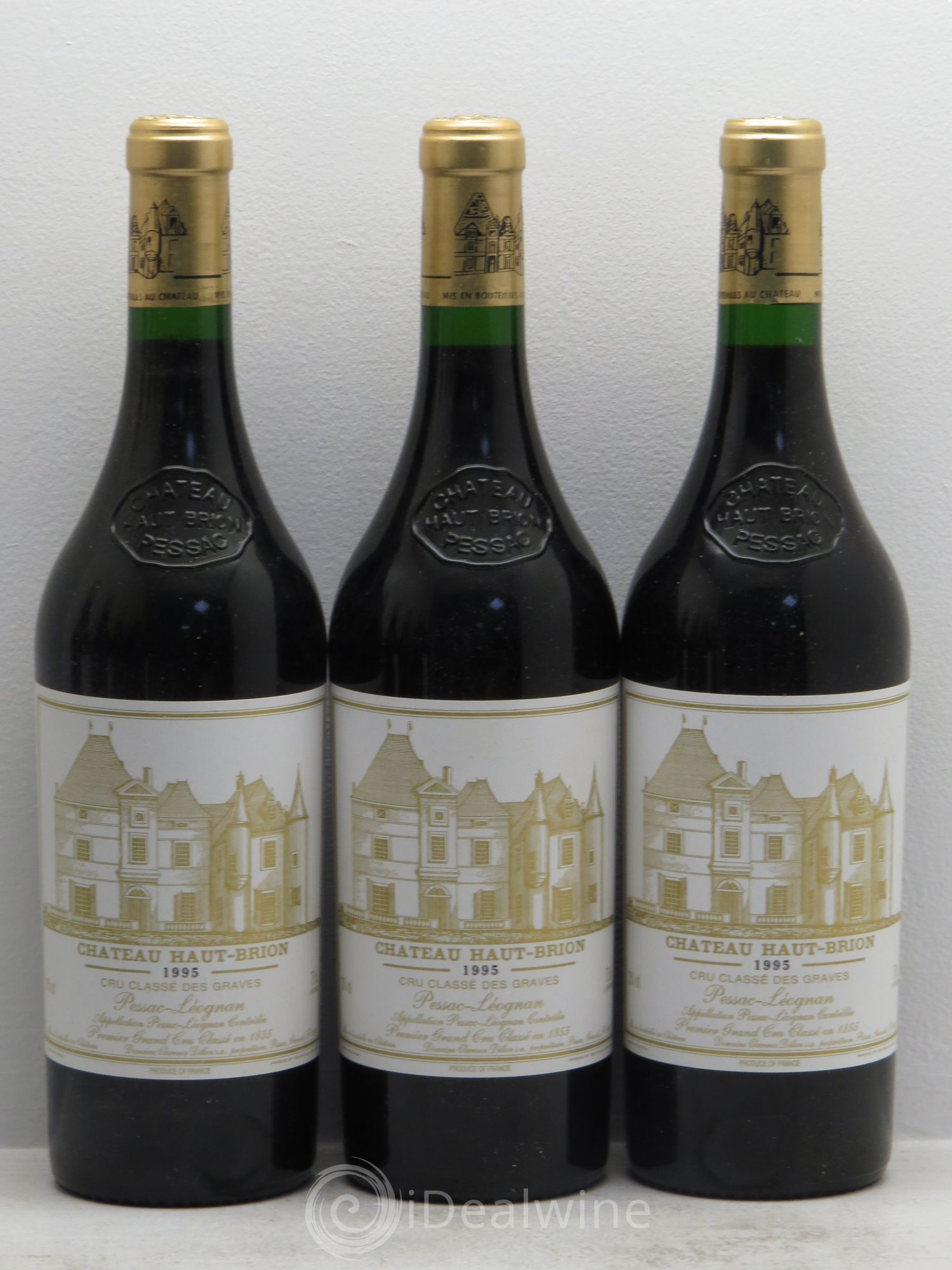 Château Haut Brion 1er Grand Cru Classé 1995 - Lot de 12 bouteilles - 2