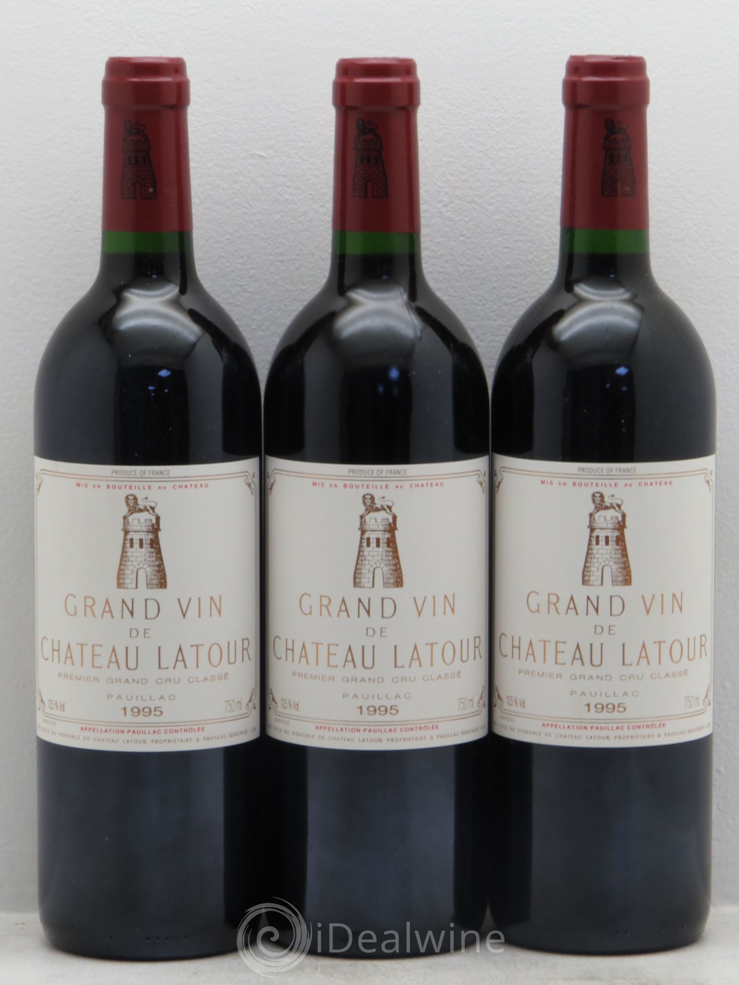 Château Latour 1er Grand Cru Classé 1995 - Lot de 12 bouteilles - 4