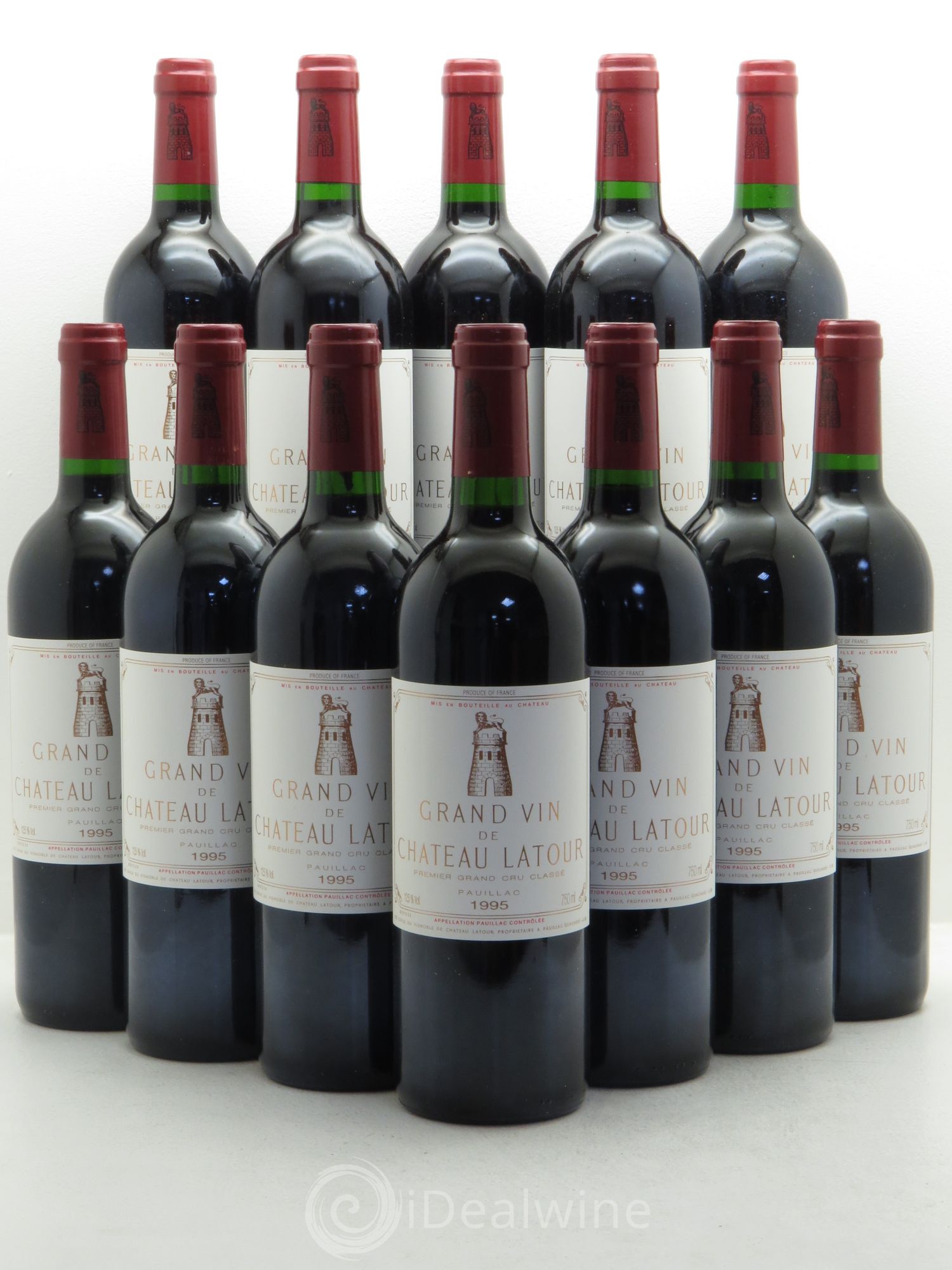 Château Latour 1er Grand Cru Classé 1995 - Lot de 12 bouteilles - 0