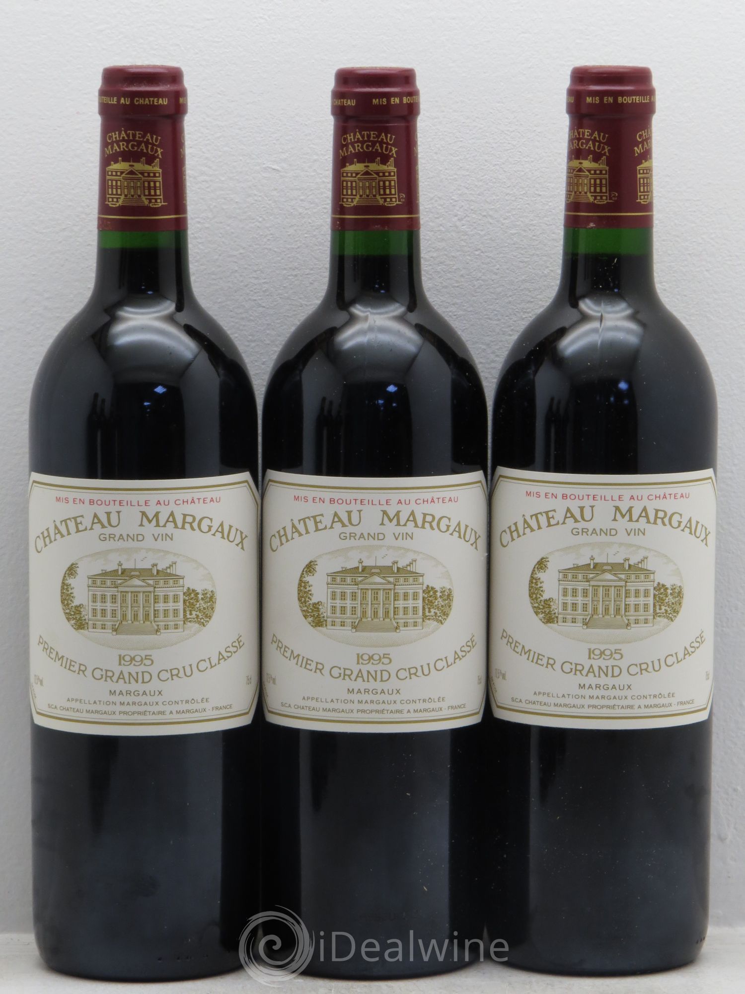 Château Margaux 1er Grand Cru Classé 1995 - Lot de 6 bouteilles - 1