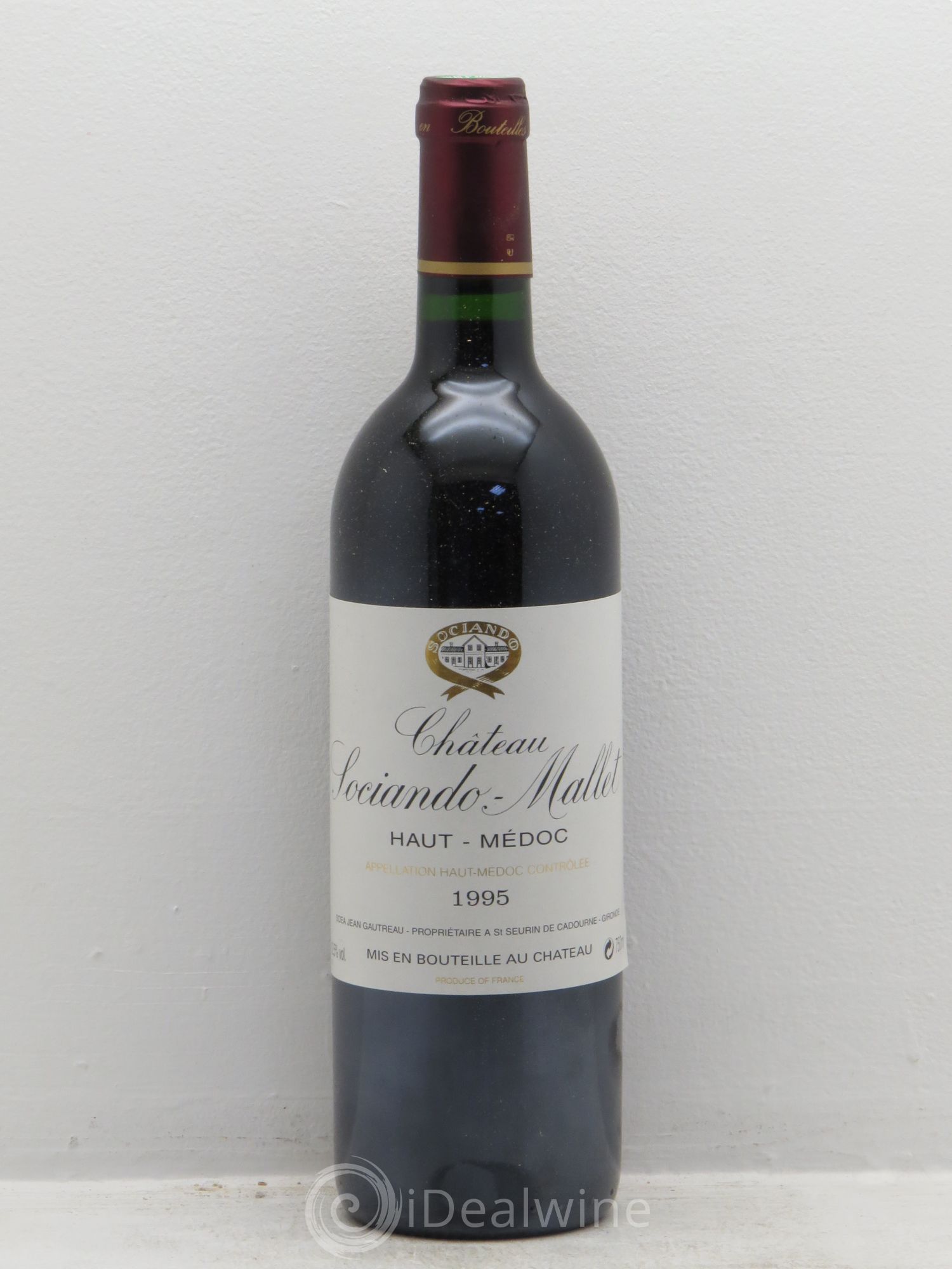 Château Sociando Mallet 1995 - Lot de 12 bouteilles - 0