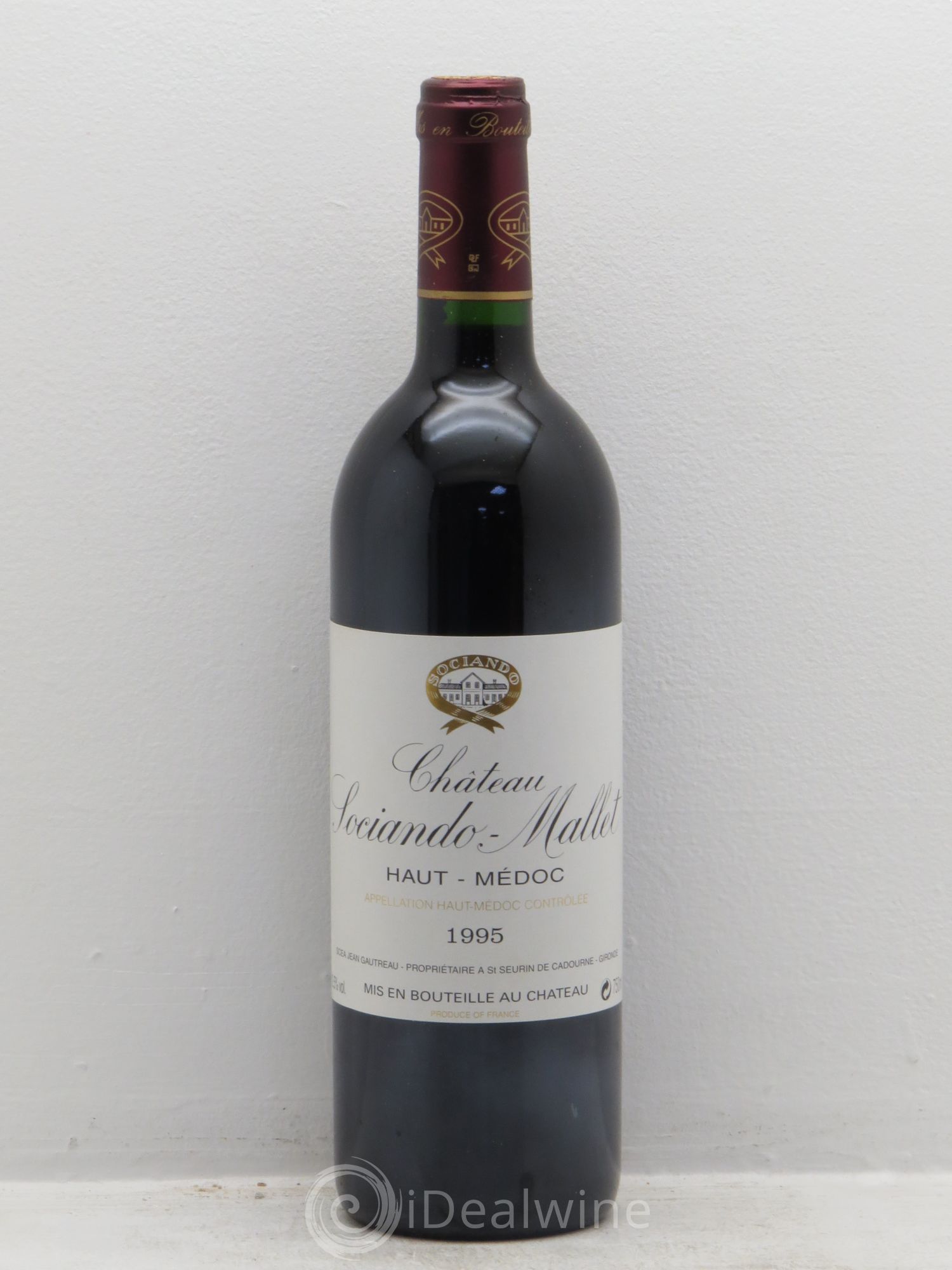 Château Sociando Mallet 1995 - Lot de 12 bouteilles - 0