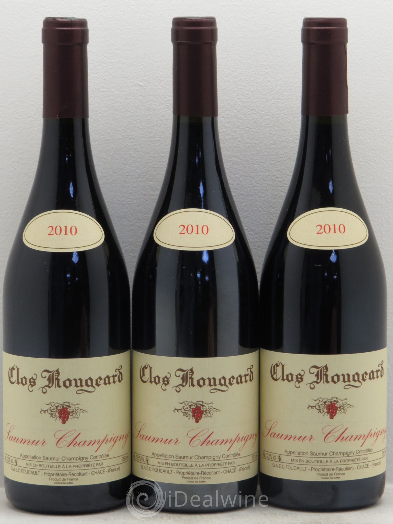 Saumur-Champigny Clos Rougeard 2010 - Lot de 3 bouteilles - 0