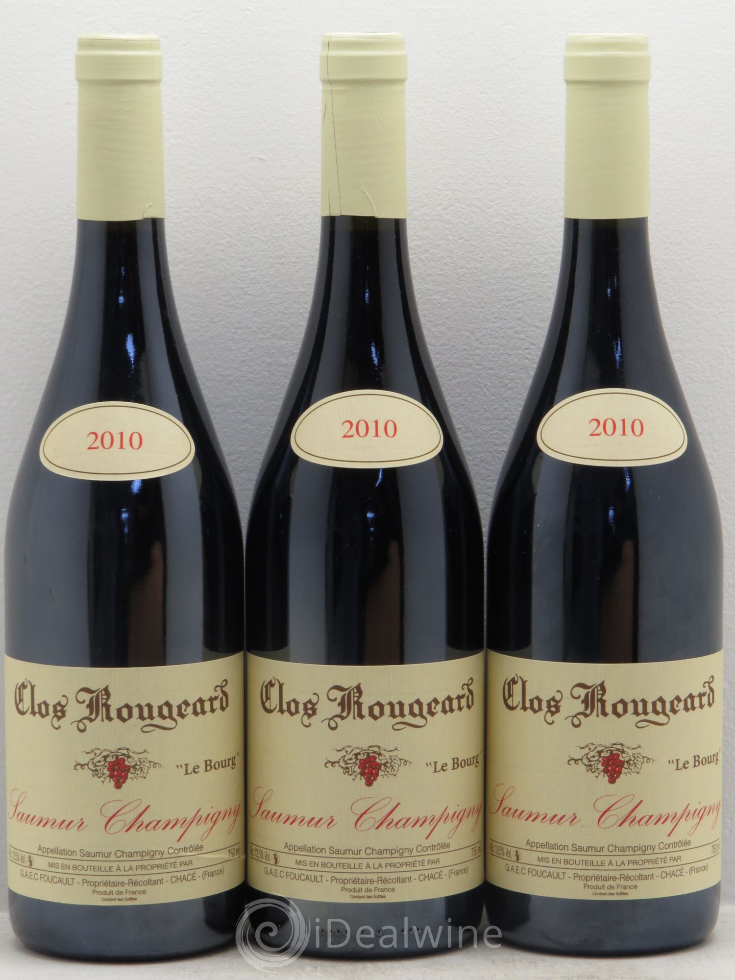Saumur-Champigny Le Bourg Clos Rougeard 2010 - Lot de 3 bouteilles - 0