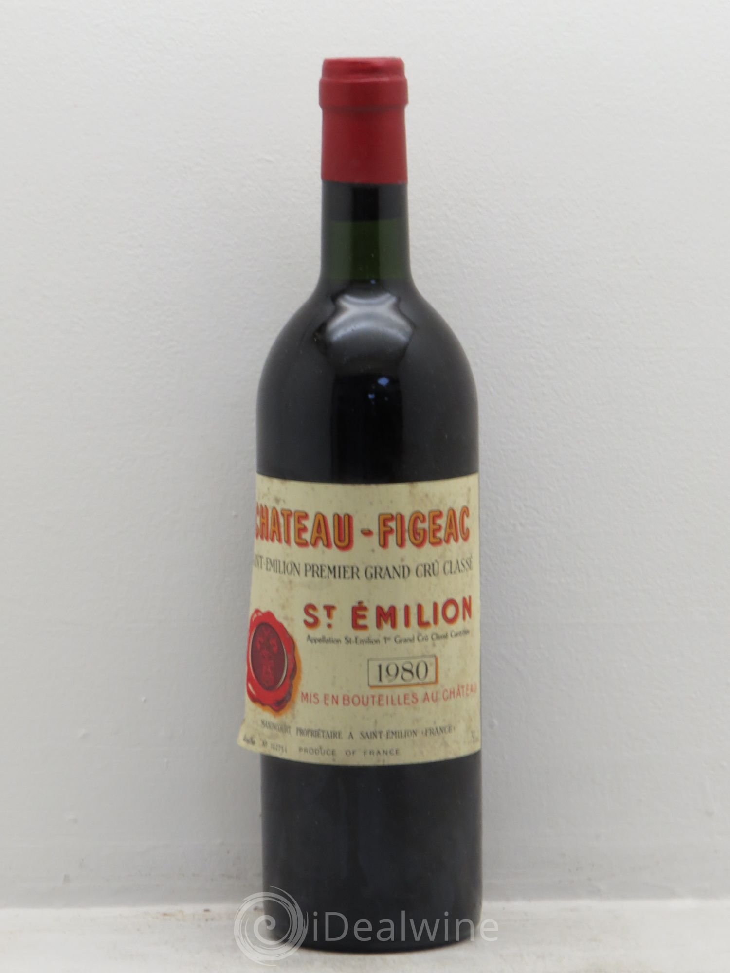 Château Figeac 1er Grand Cru Classé A 1980 - Lot de 1 bouteille - 0