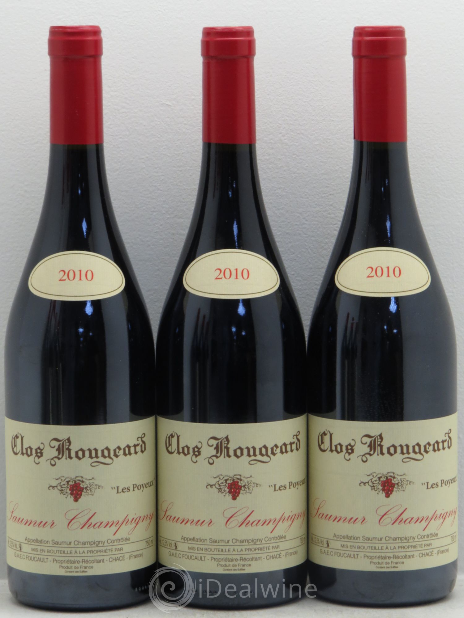 Saumur-Champigny Les Poyeux Clos Rougeard 2010 - Lot de 6 bouteilles - 1
