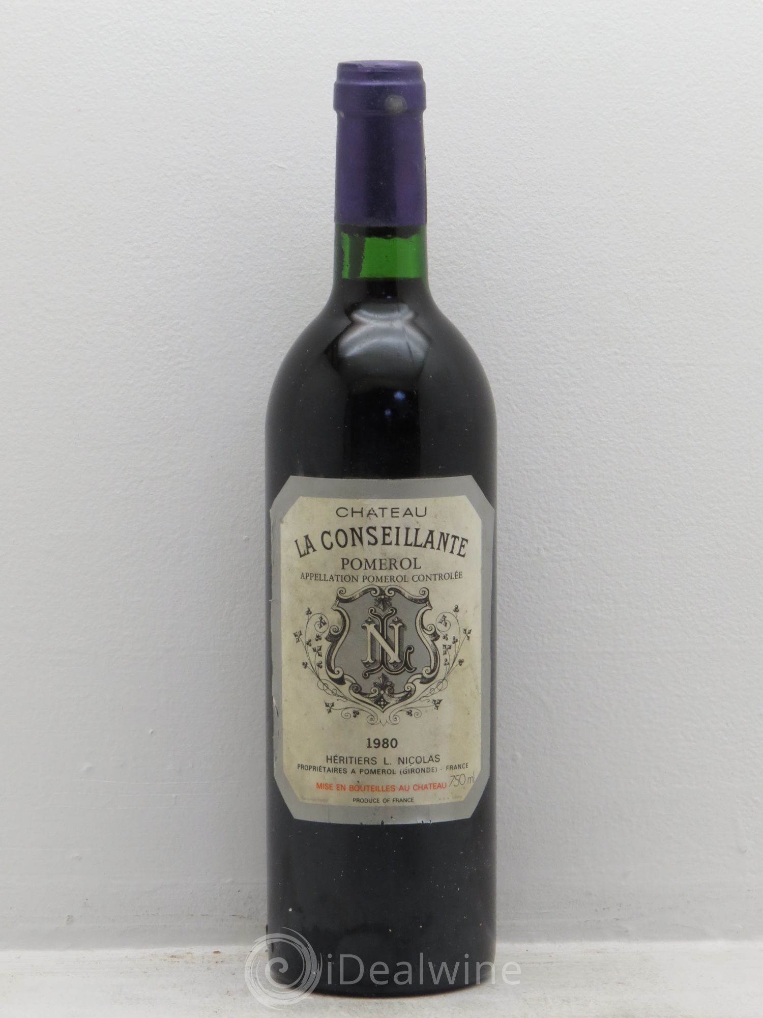 Château la Conseillante 1980 - Lot de 1 bouteille - 0