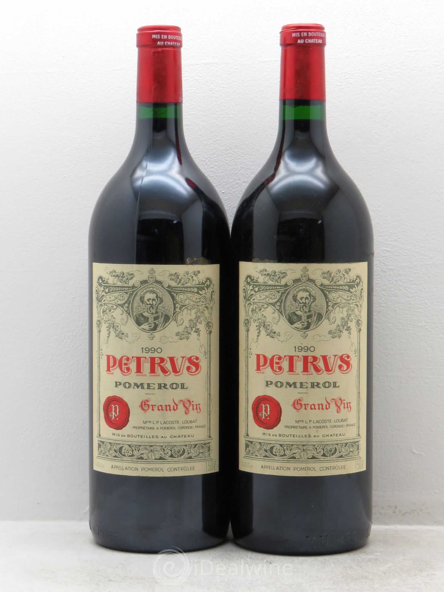 Petrus 1990 - Lot de 2 magnums - 0