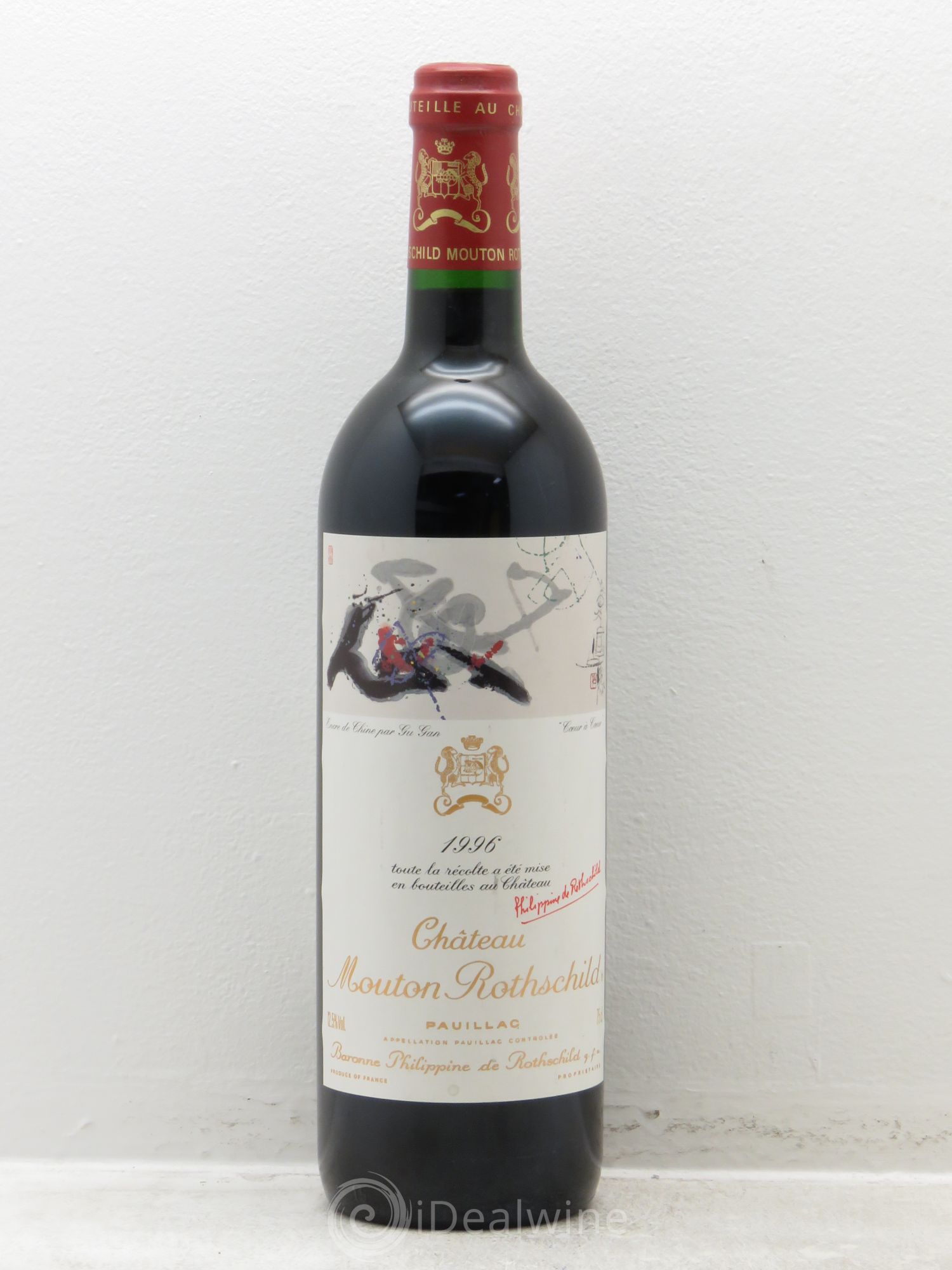 Château Mouton Rothschild 1er Grand Cru Classé 1996 - Lot de 1 bouteille - 0