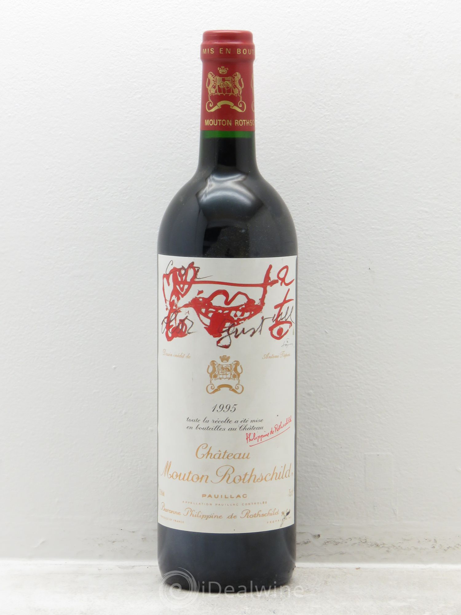 Château Mouton Rothschild 1er Grand Cru Classé 1995 - Lot de 1 bouteille - 0
