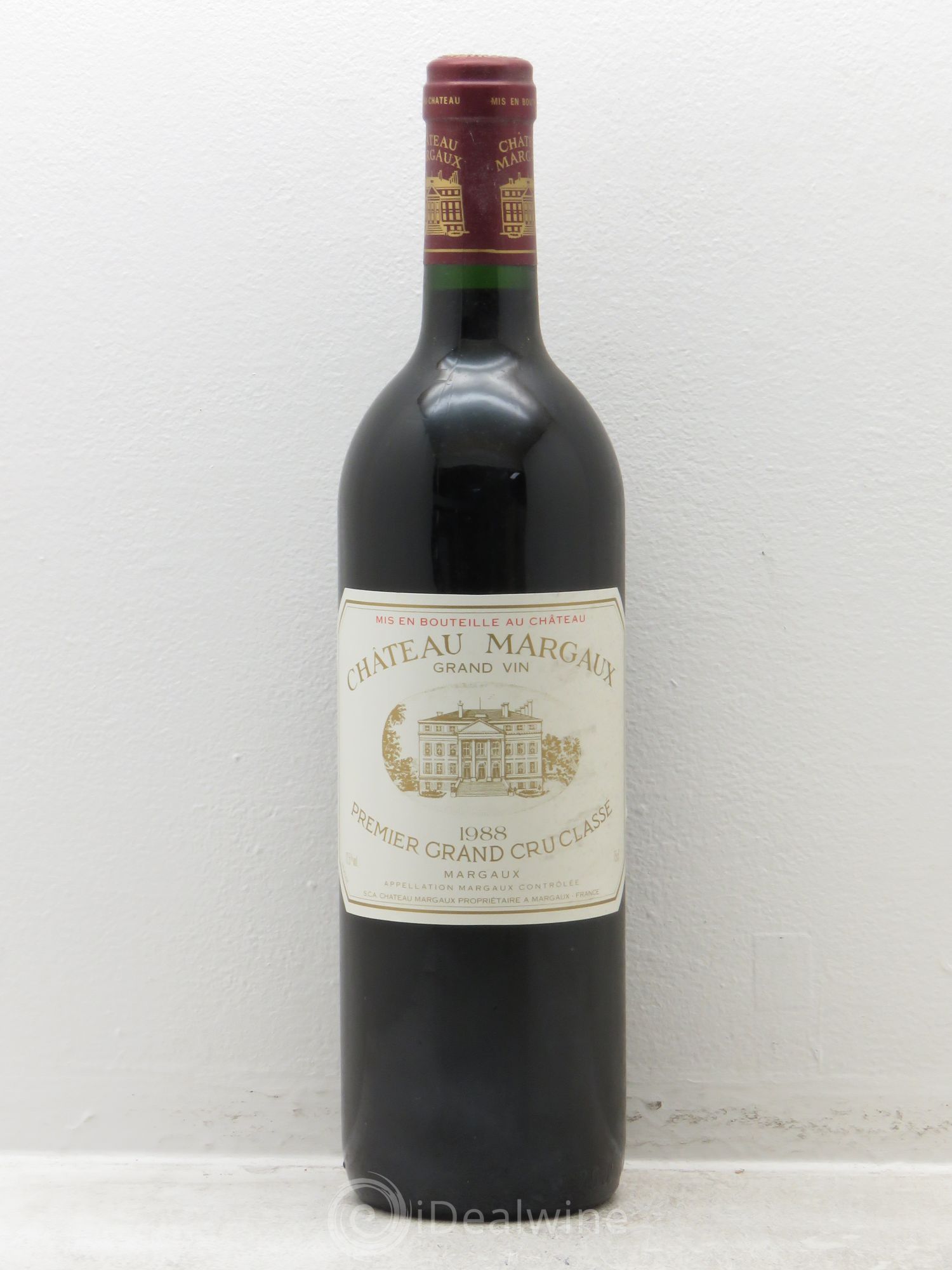 Château Margaux 1er Grand Cru Classé 1988 - Lot de 1 bouteille - 0