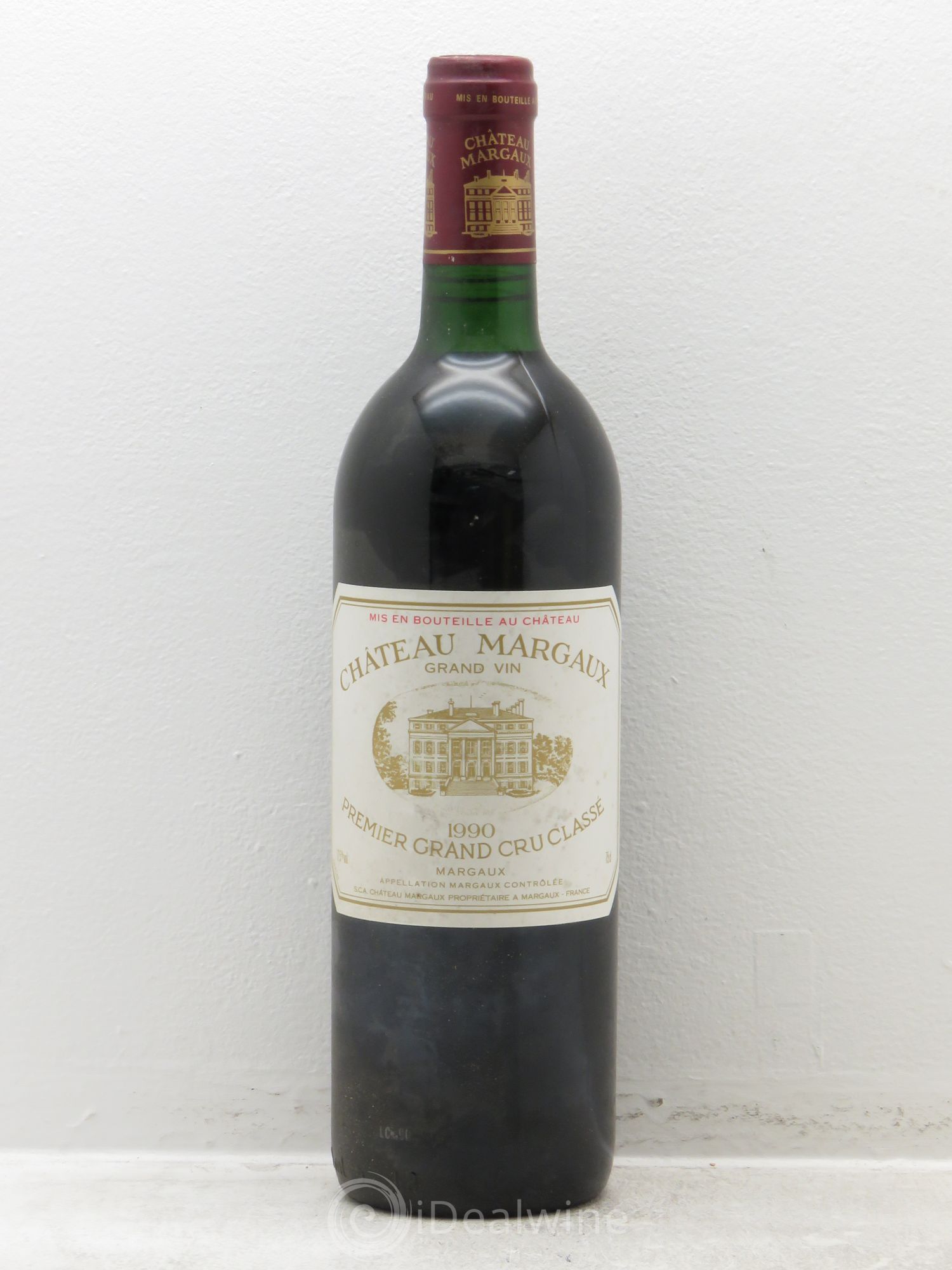 Château Margaux 1er Grand Cru Classé 1990 - Lot de 1 bouteille - 0