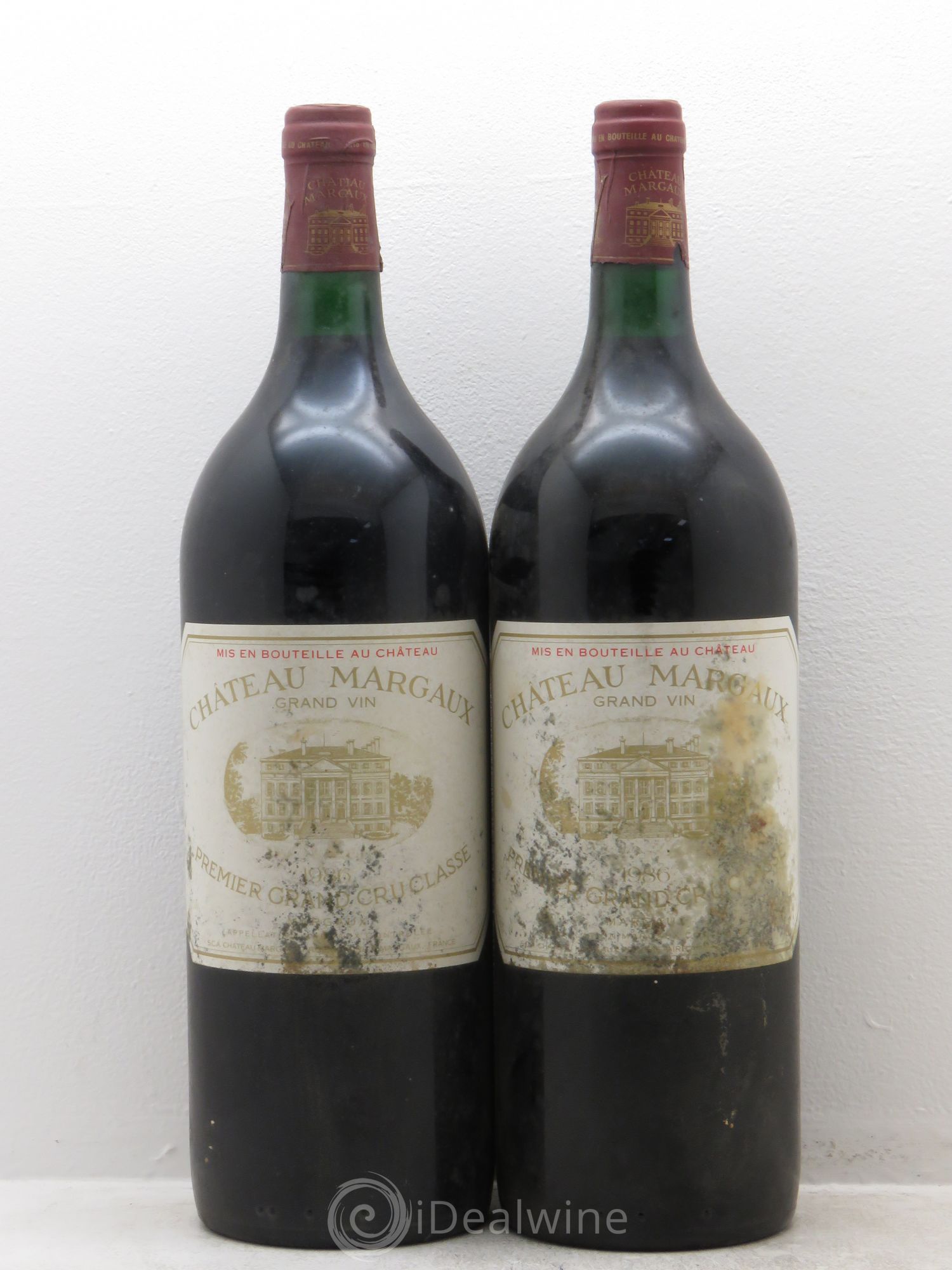 Château Margaux 1er Grand Cru Classé 1986 - Lot de 2 magnums - 0