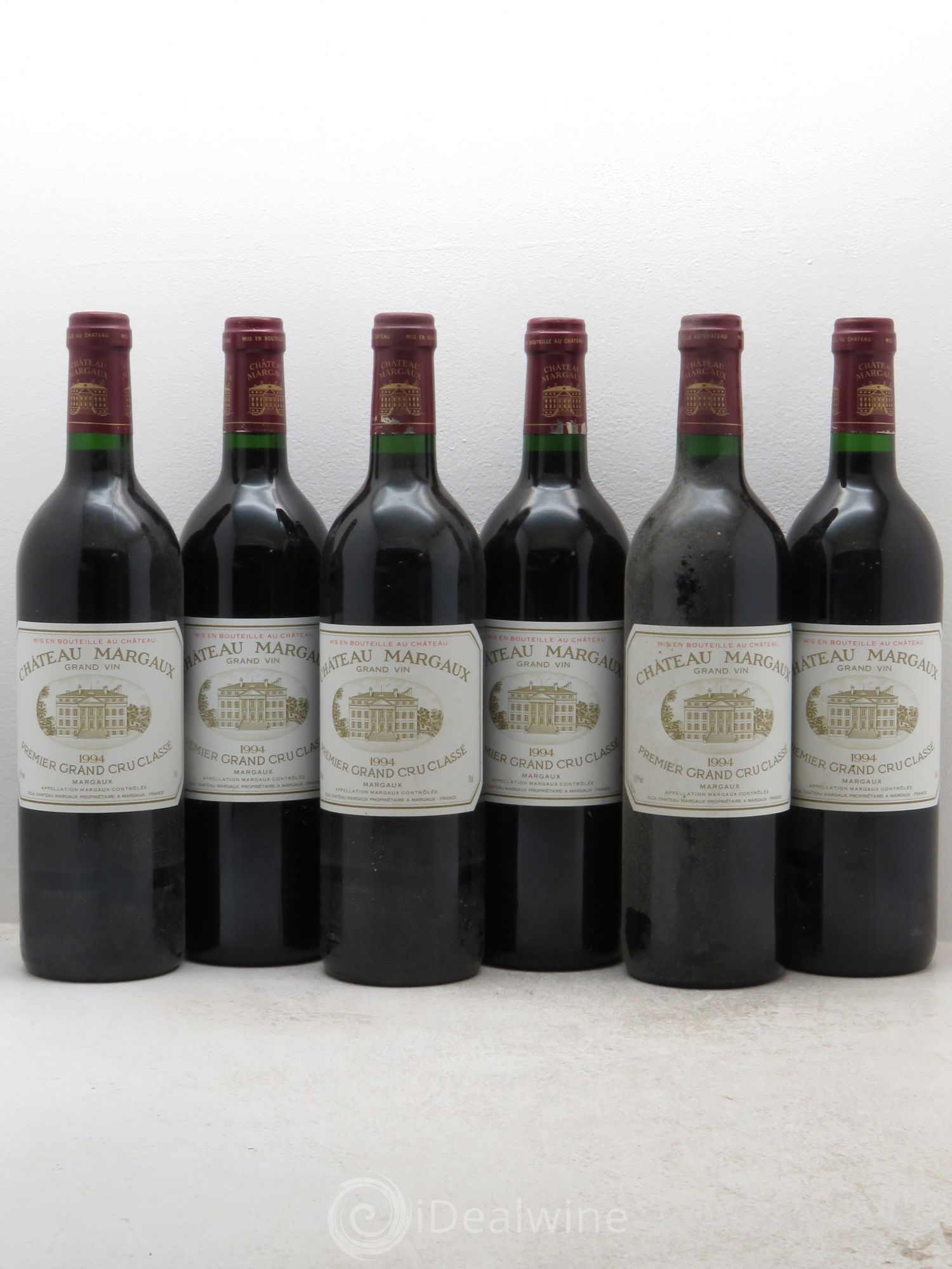 Château Margaux 1er Grand Cru Classé 1994 - Lot de 6 bouteilles - 0