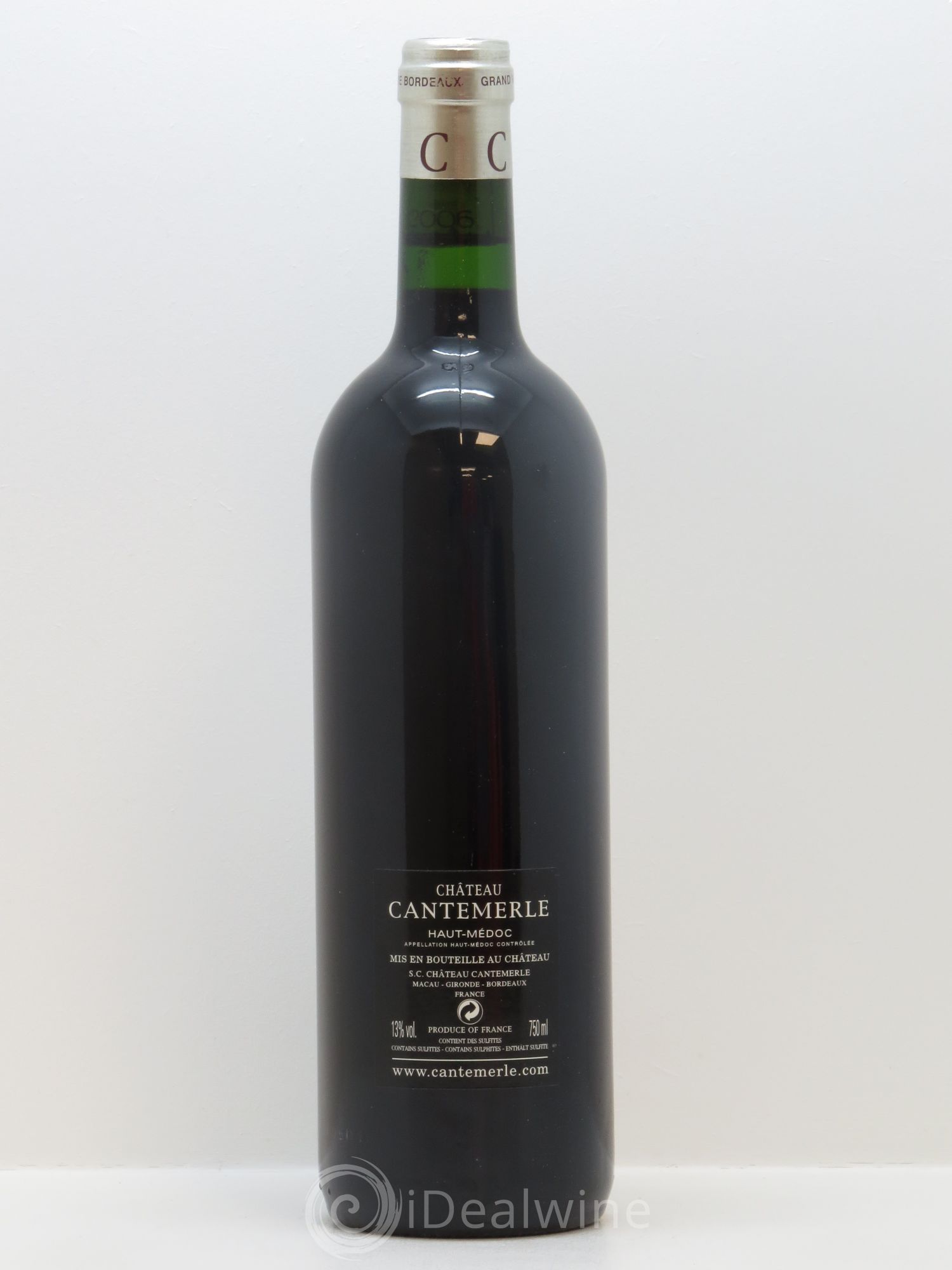 Château Cantemerle 5ème Grand Cru Classé 2006 - Lot de 1 bouteille - 1