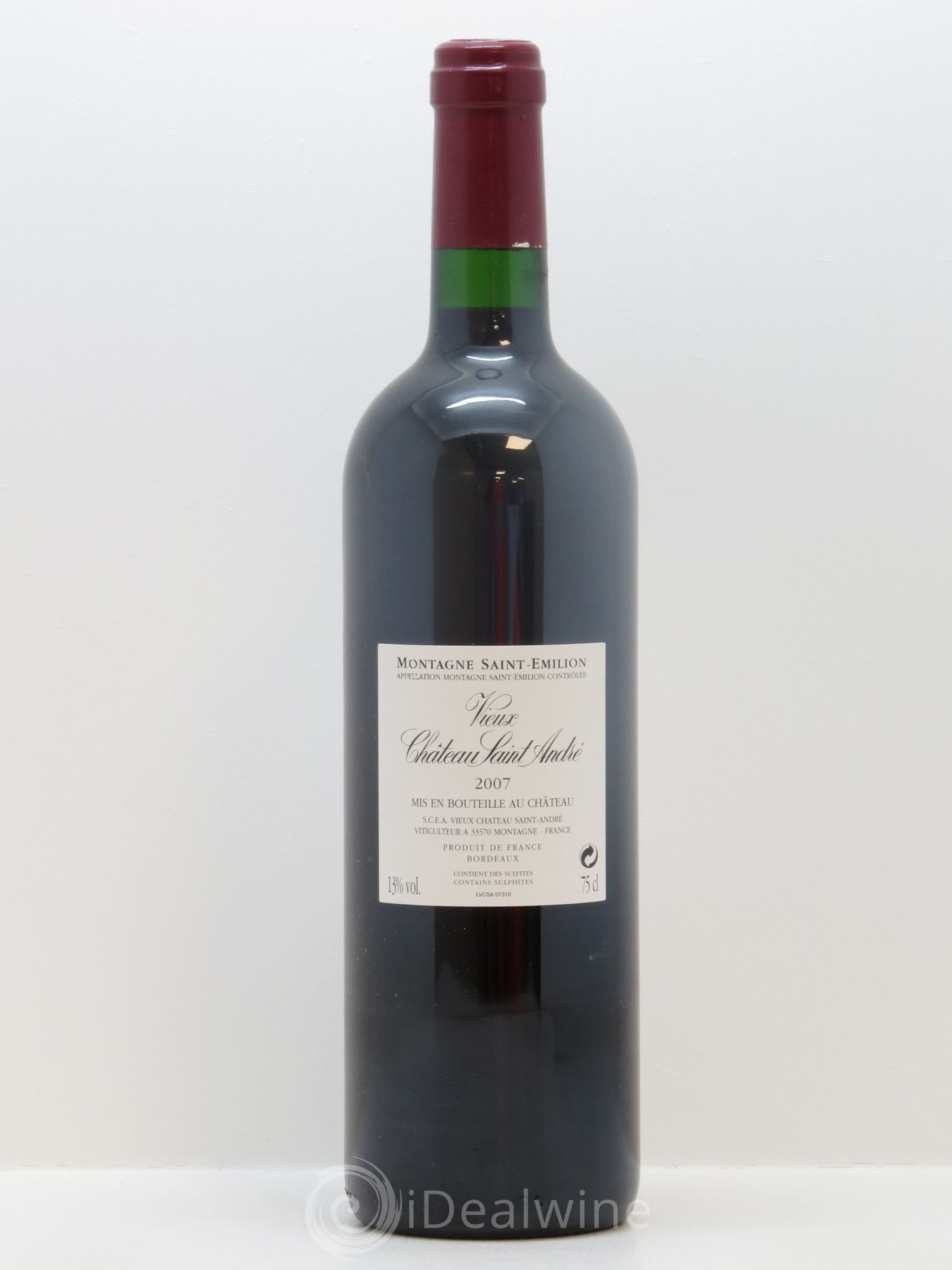 Vieux Château Saint-André 2007 - Lot de 1 bouteille - 1