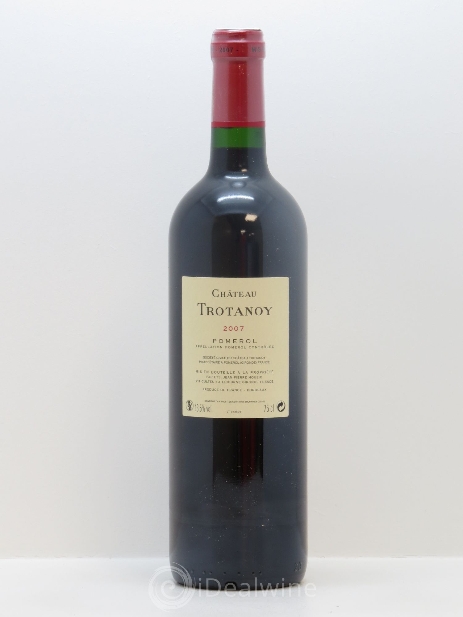Château Trotanoy 2007 - Lot de 1 bouteille - 1