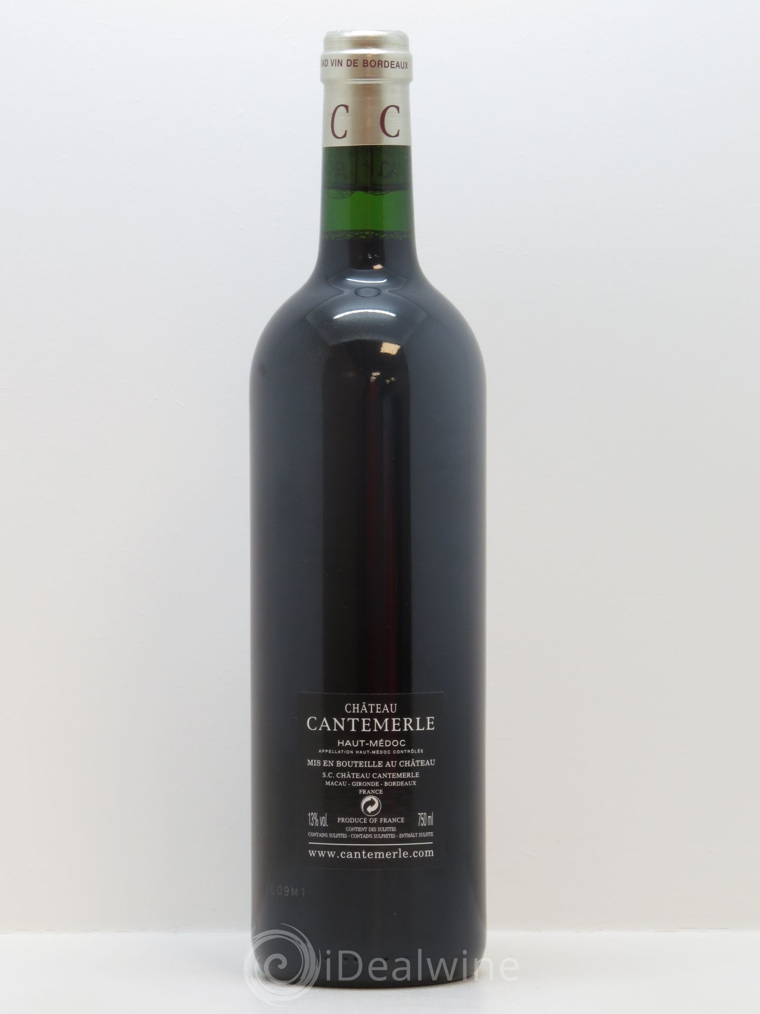 Château Cantemerle 5ème Grand Cru Classé 2009 - Lot de 1 bouteille - 1