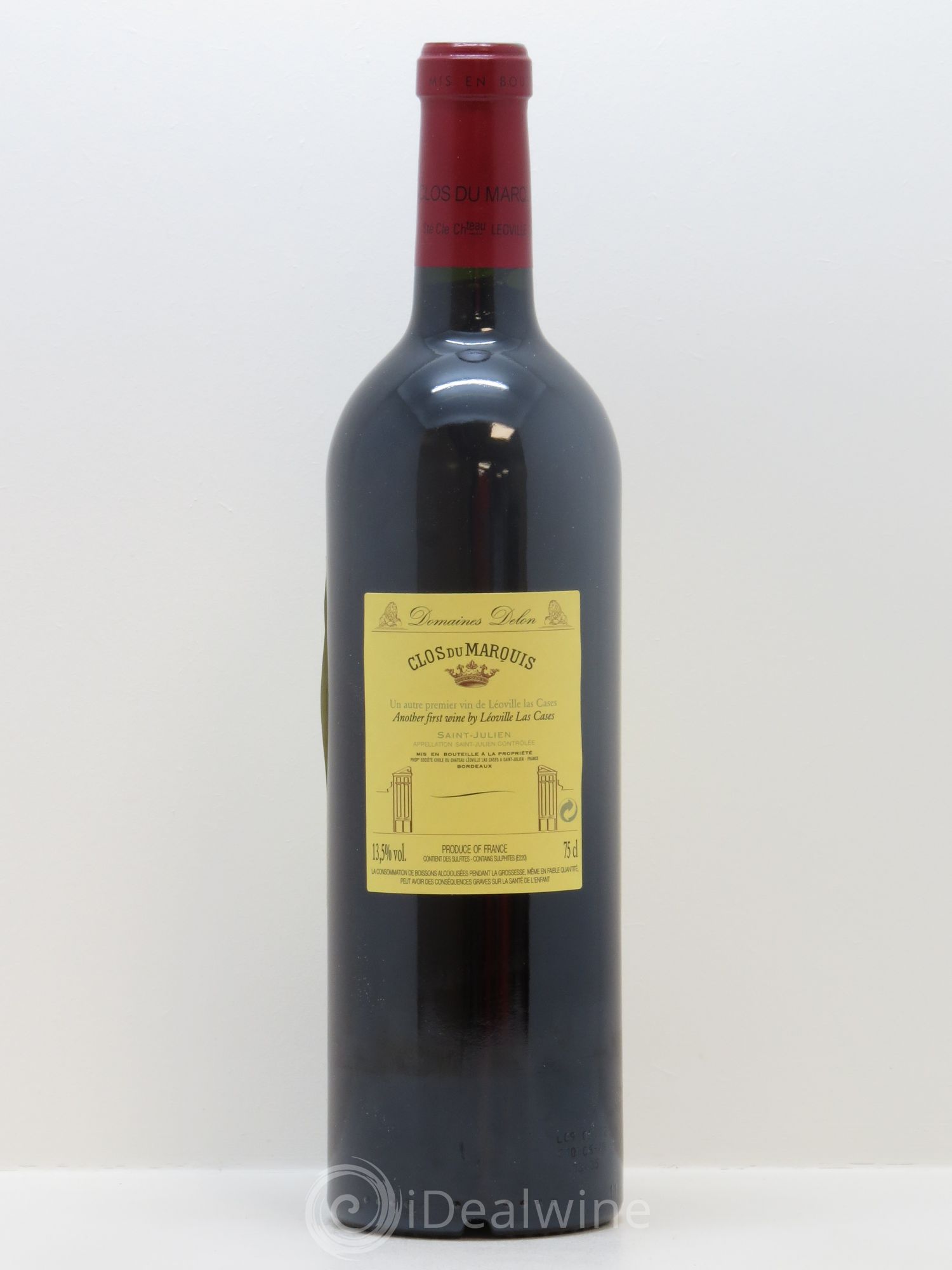 Clos du Marquis 2010 - Lot de 1 bouteille - 1