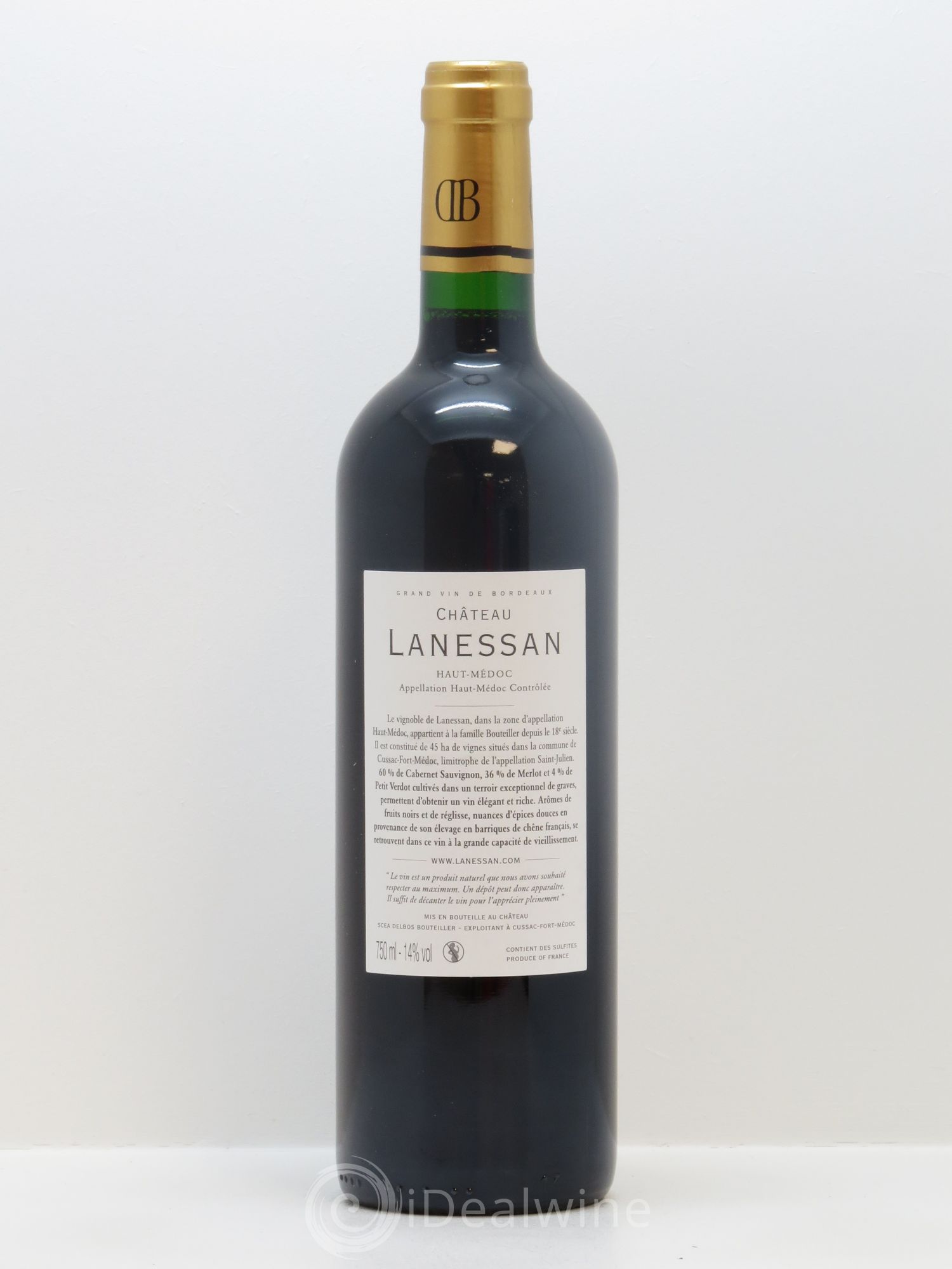 Château Lanessan Cru Bourgeois 2010 - Lot de 1 bouteille - 1