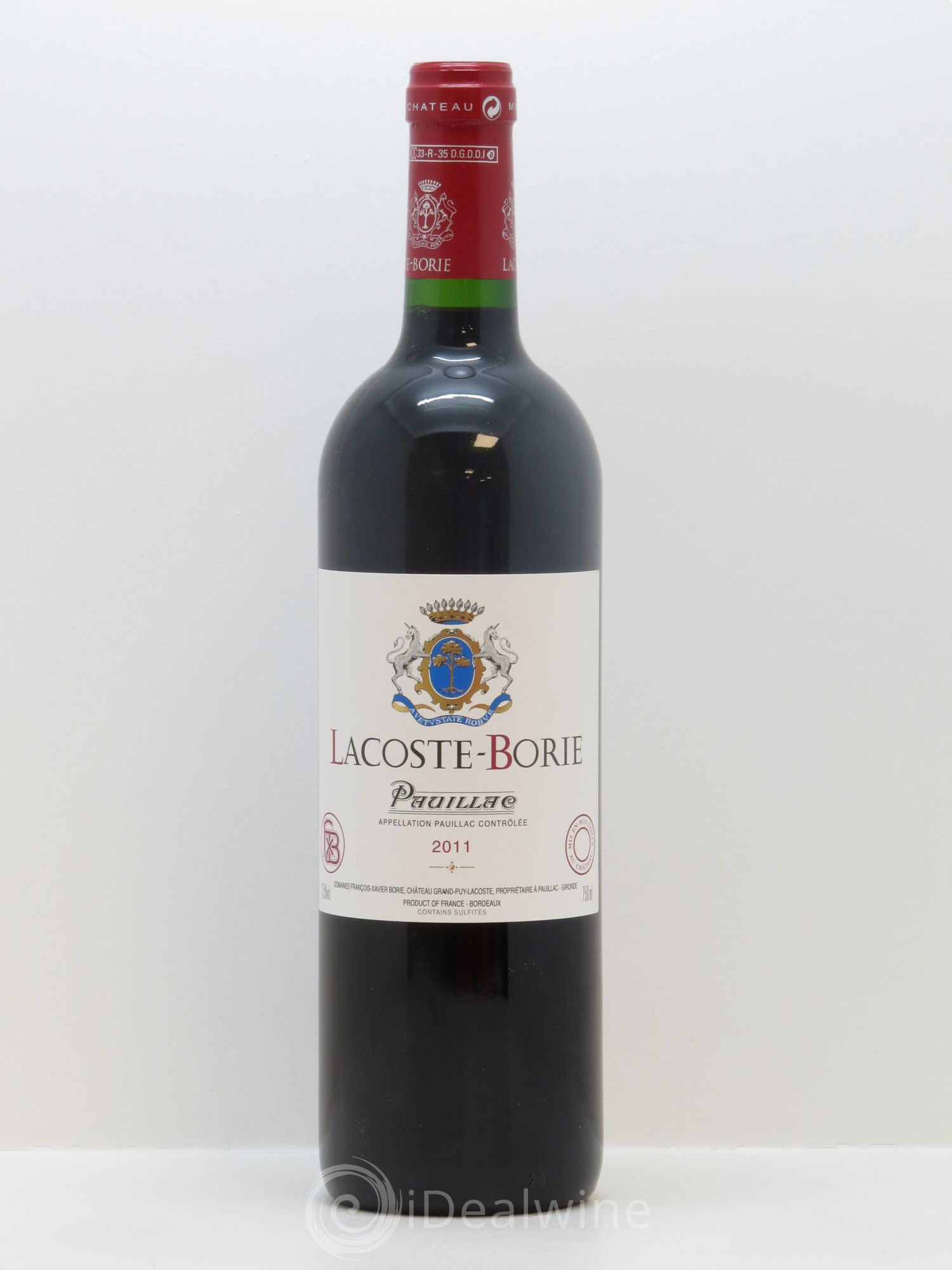 Lacoste Borie 2011 - Lot de 1 bouteille - 0