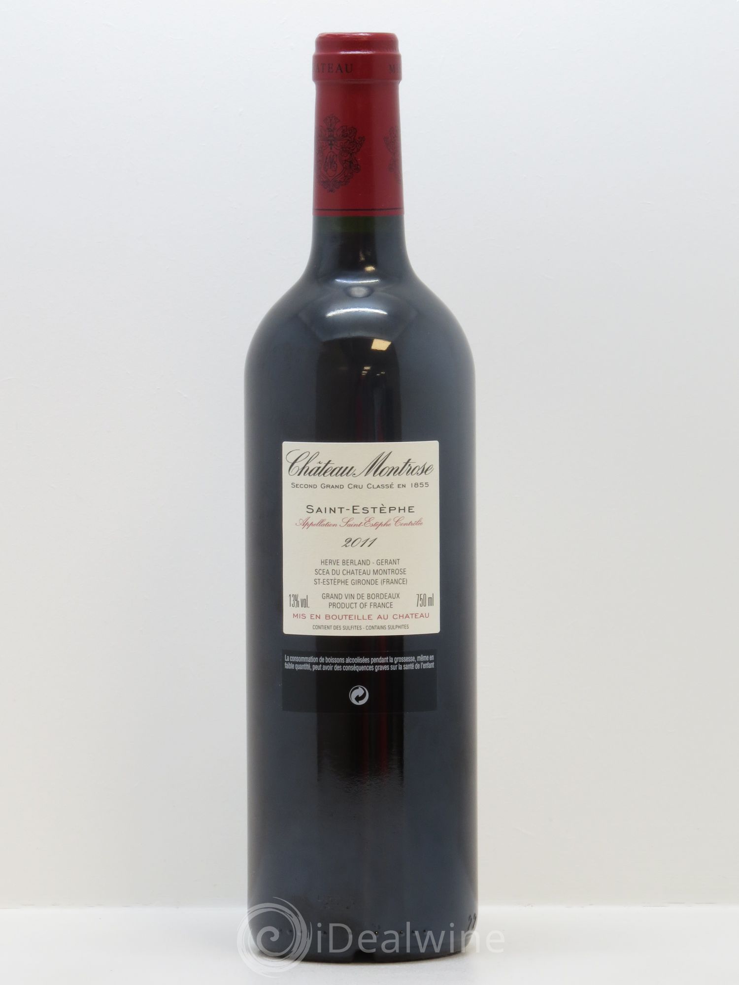 Château Montrose 2ème Grand Cru Classé 2011 - Lot de 1 bouteille - 1