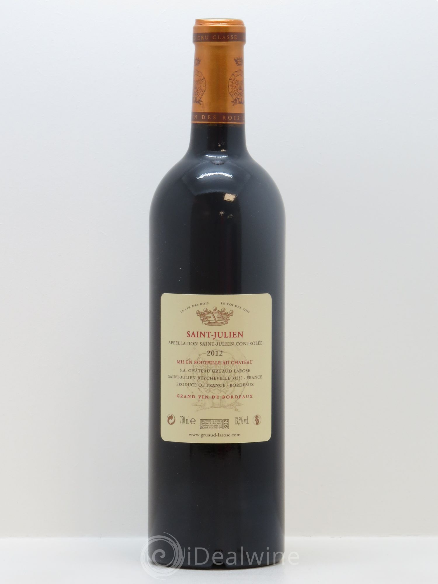 Château Gruaud Larose 2ème Grand Cru Classé 2012 - Lot de 1 bouteille - 1