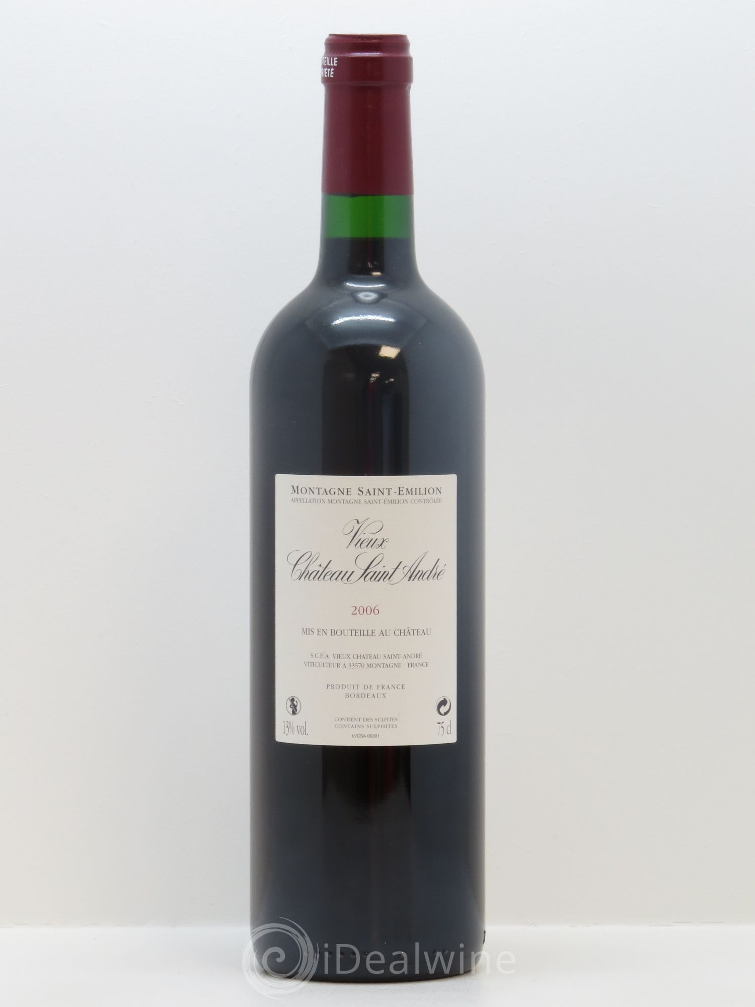 Vieux Château Saint-André 2006 - Lot de 1 bouteille - 1