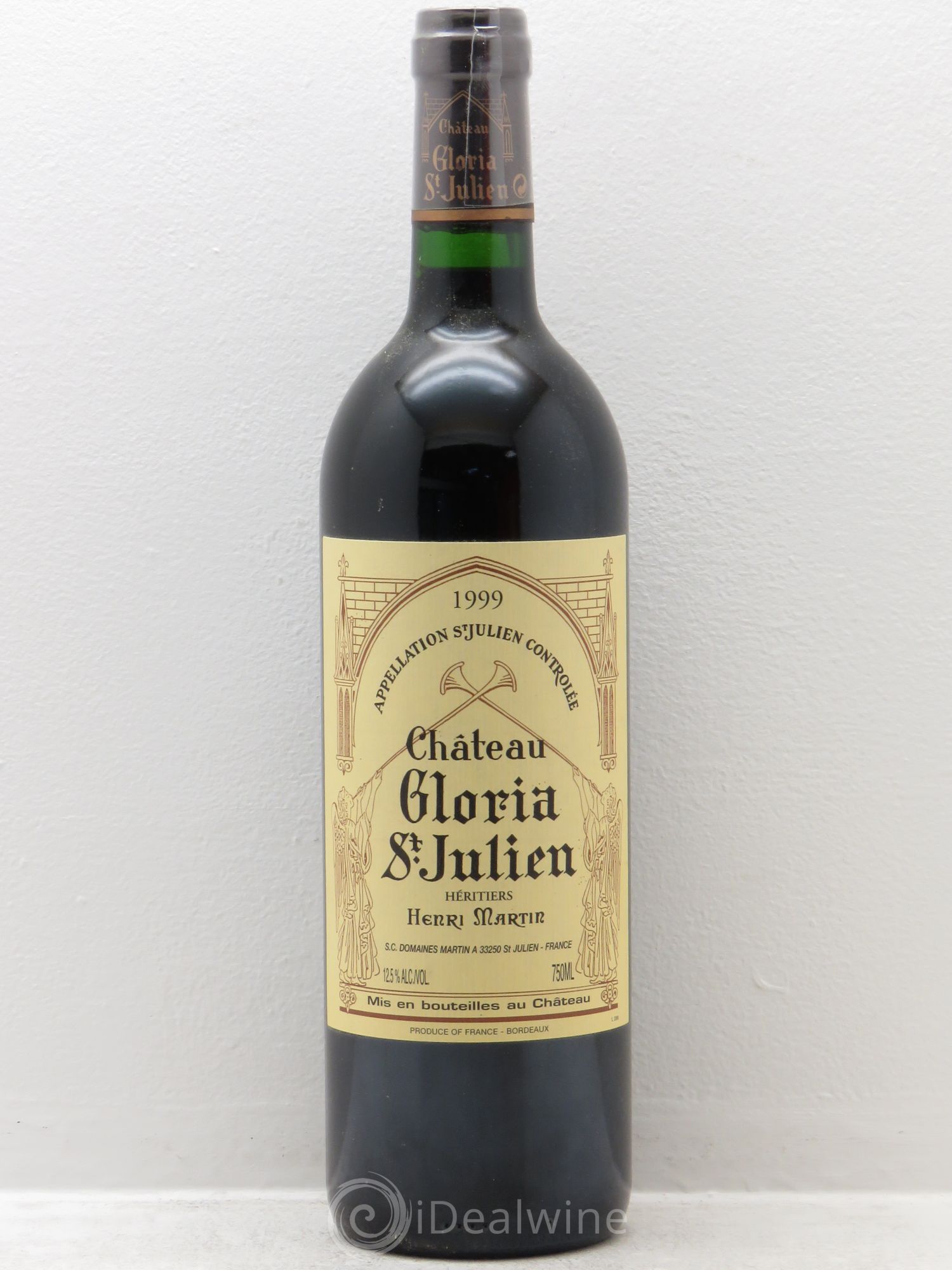Château Gloria 1999 - Lot de 1 bouteille - 0