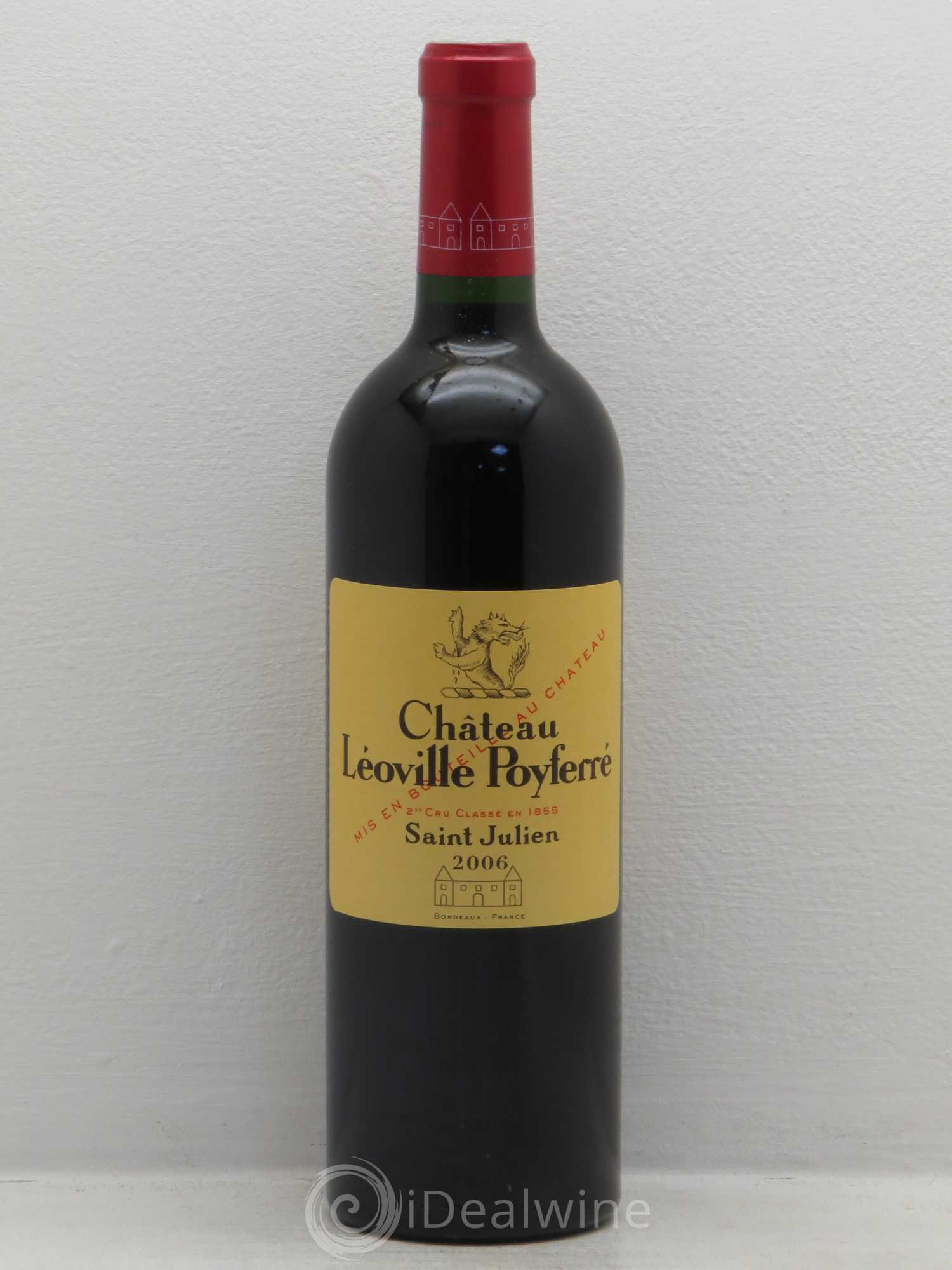 Château Léoville Poyferré 2ème Grand Cru Classé 2006 - Lot de 6 bouteilles - 0