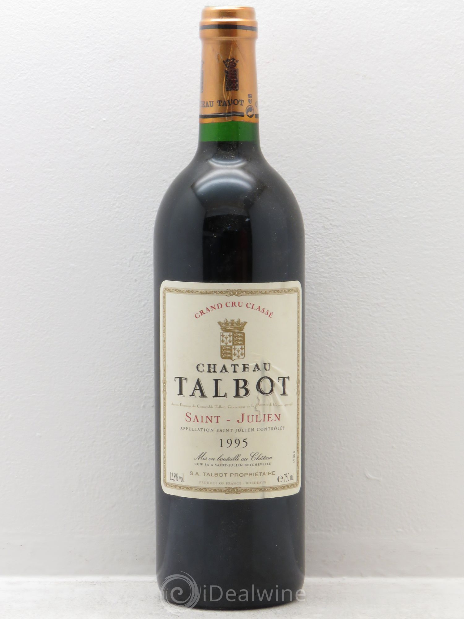 Château Talbot 4ème Grand Cru Classé 1995 - Lot de 6 bouteilles - 0