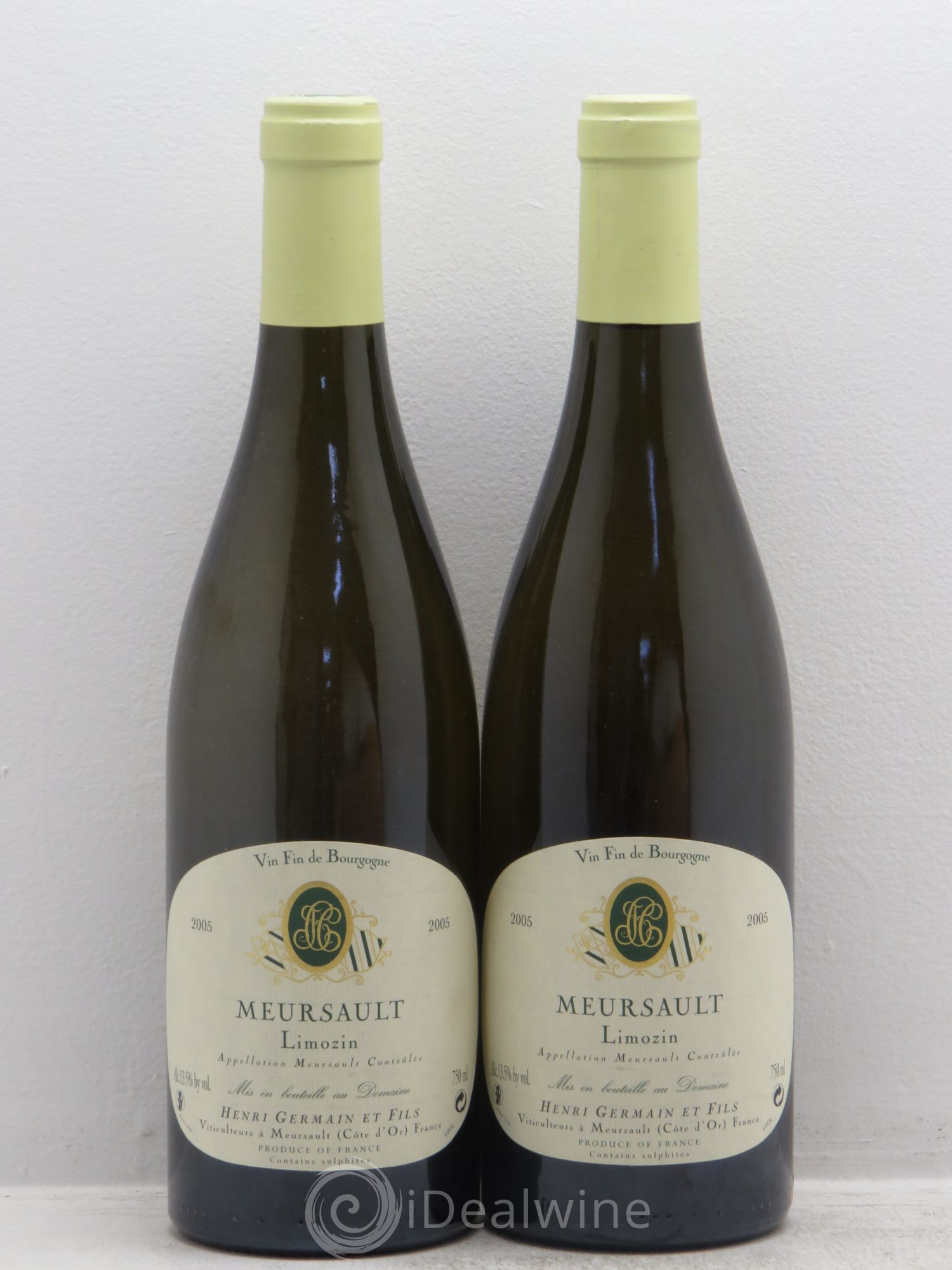 Meursault Limozin - Henri Germain 2005 - Posten von 2 Flaschen - 0