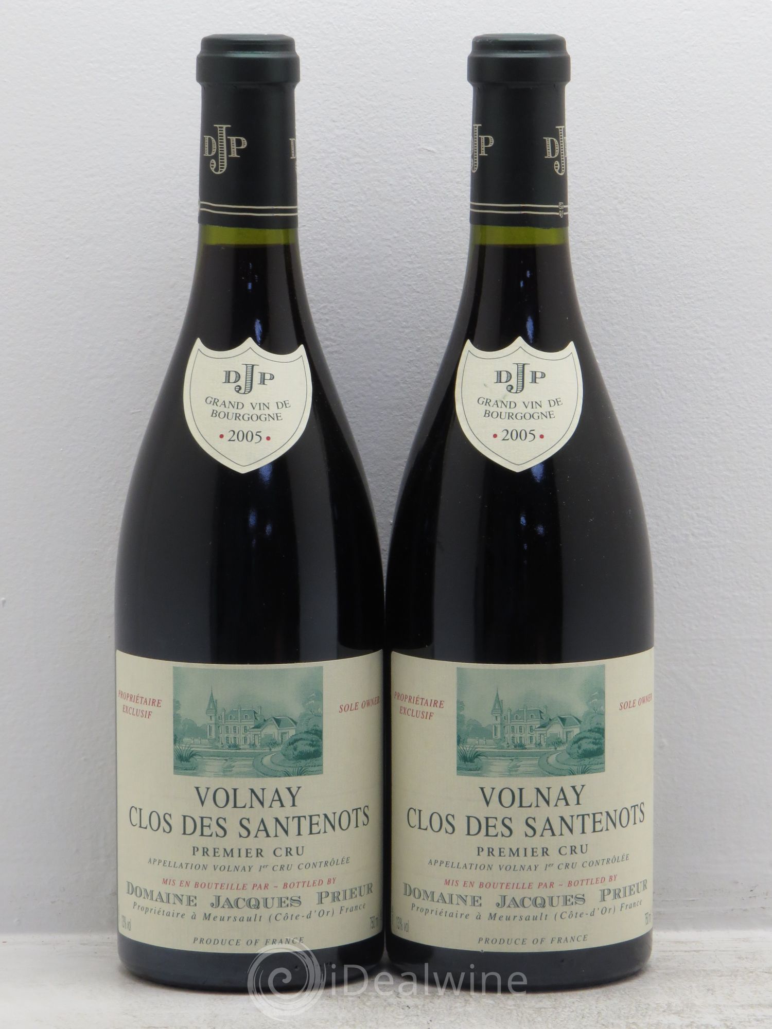 Volnay 1er Cru Clos des Santenots Jacques Prieur (Domaine) 2005 - Lot de 2 bouteilles - 0