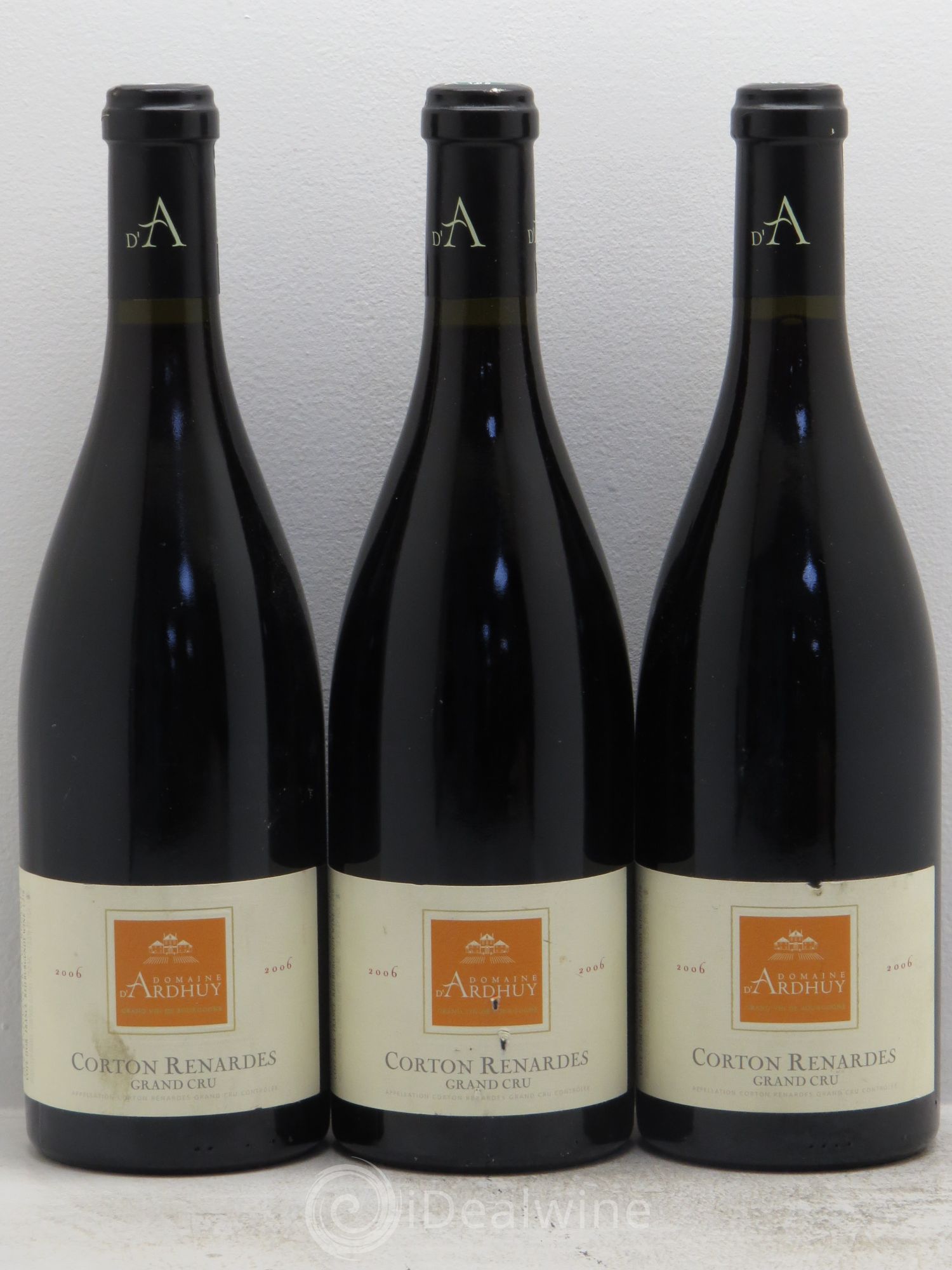 Corton Grand Cru Domaine d'Ardhuy 2006 - Lot de 3 bouteilles - 0